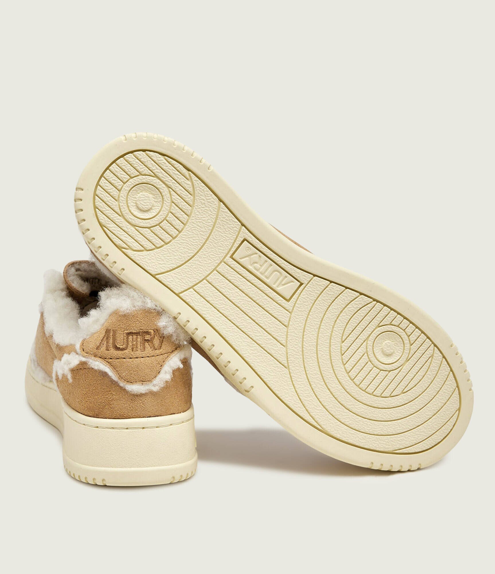 AUTRY Căptușite sneakers Medalist | piele întoarsă (zamsz) | cu adaos de lână | shearling