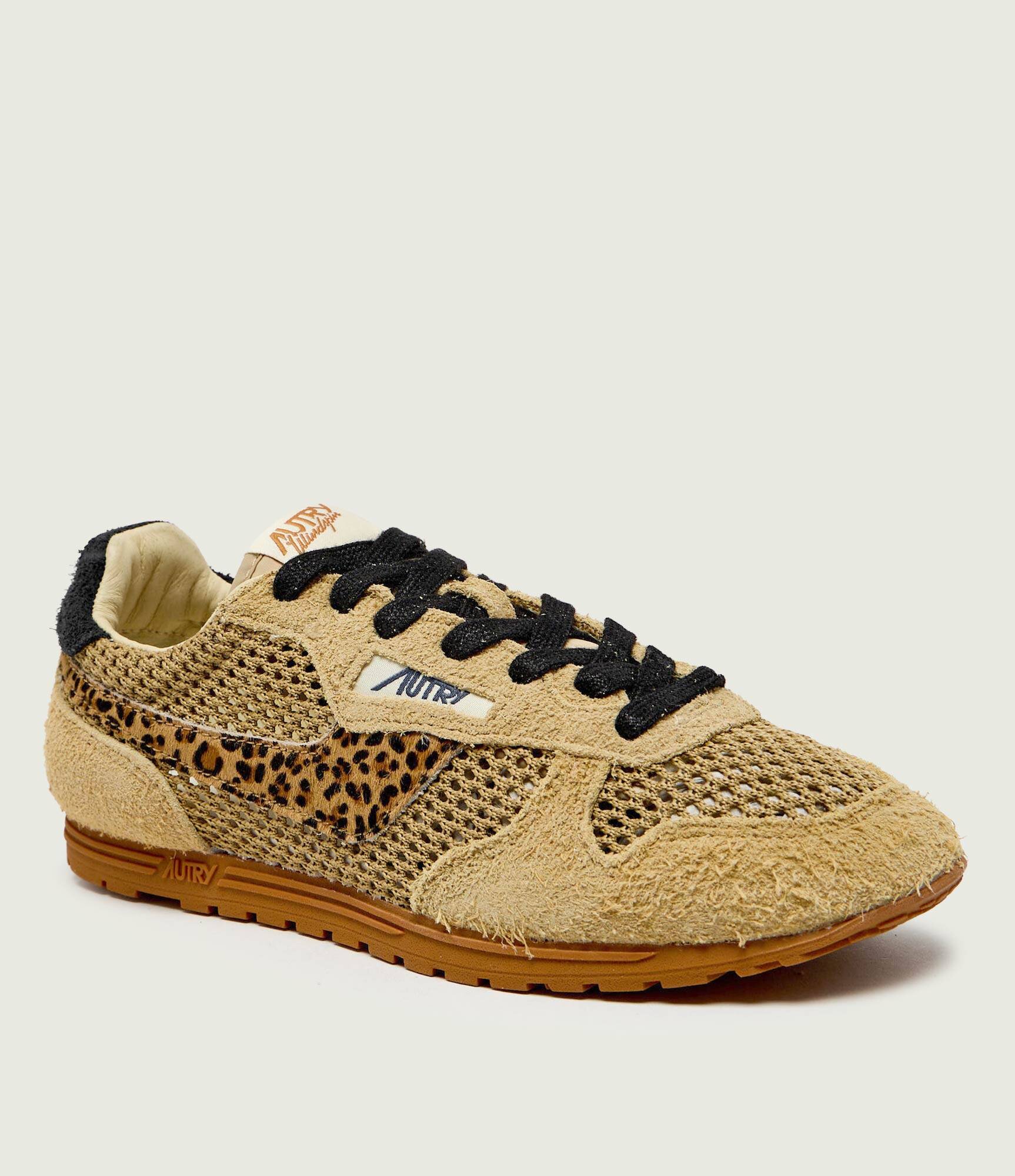 AUTRY Sneakers Windspin Low | piele întoarsă