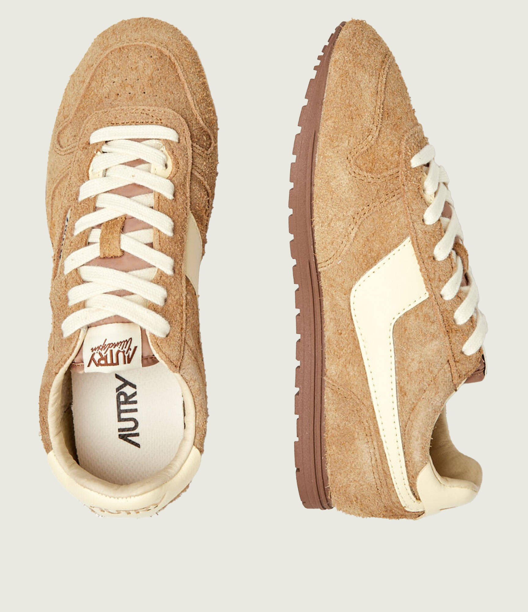 AUTRY Sneakers Windspin Low | piele întoarsă cu adaos de piele