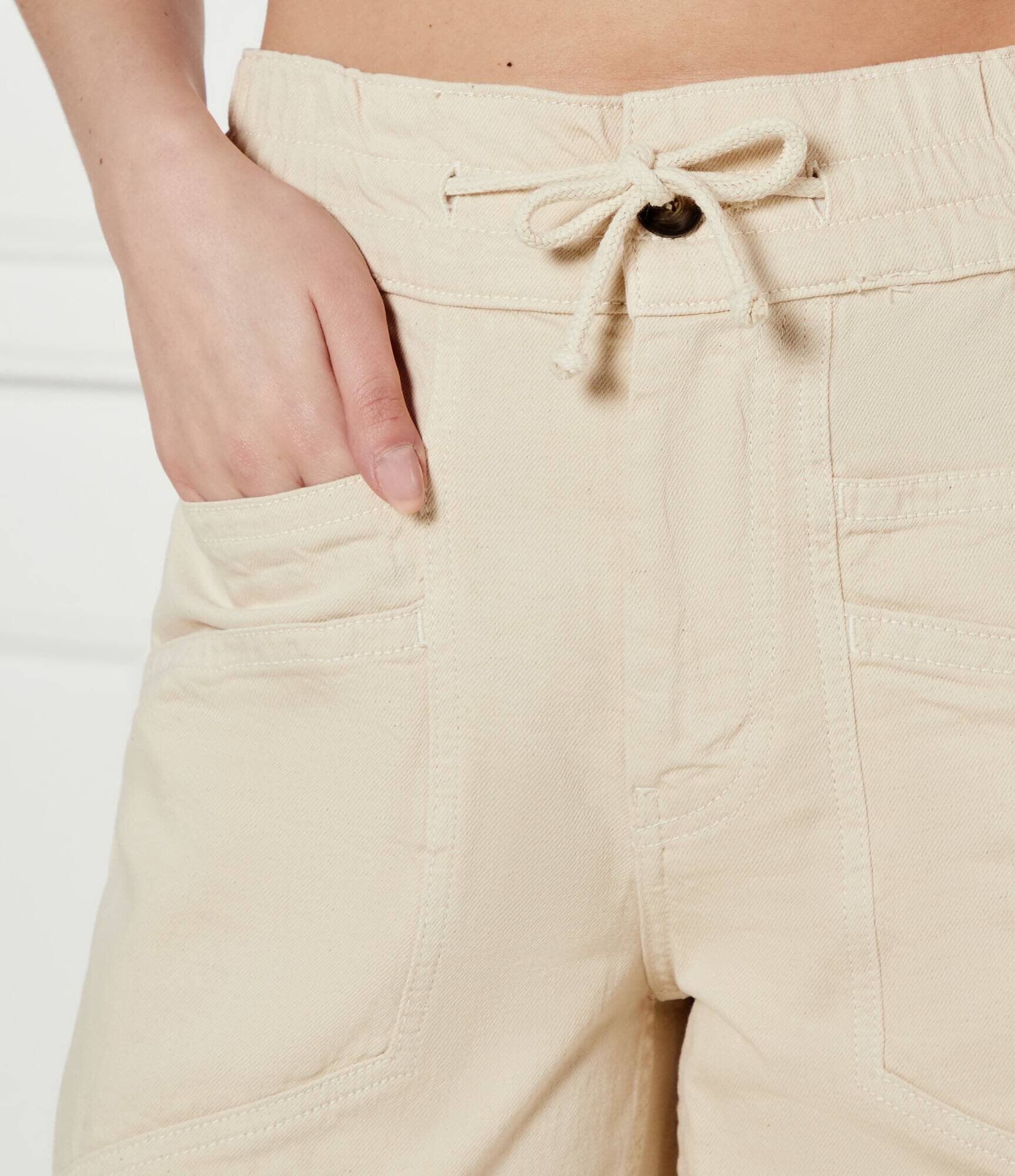 Ba&sh Blugi Fima | Relaxed fit | cu adaos de in