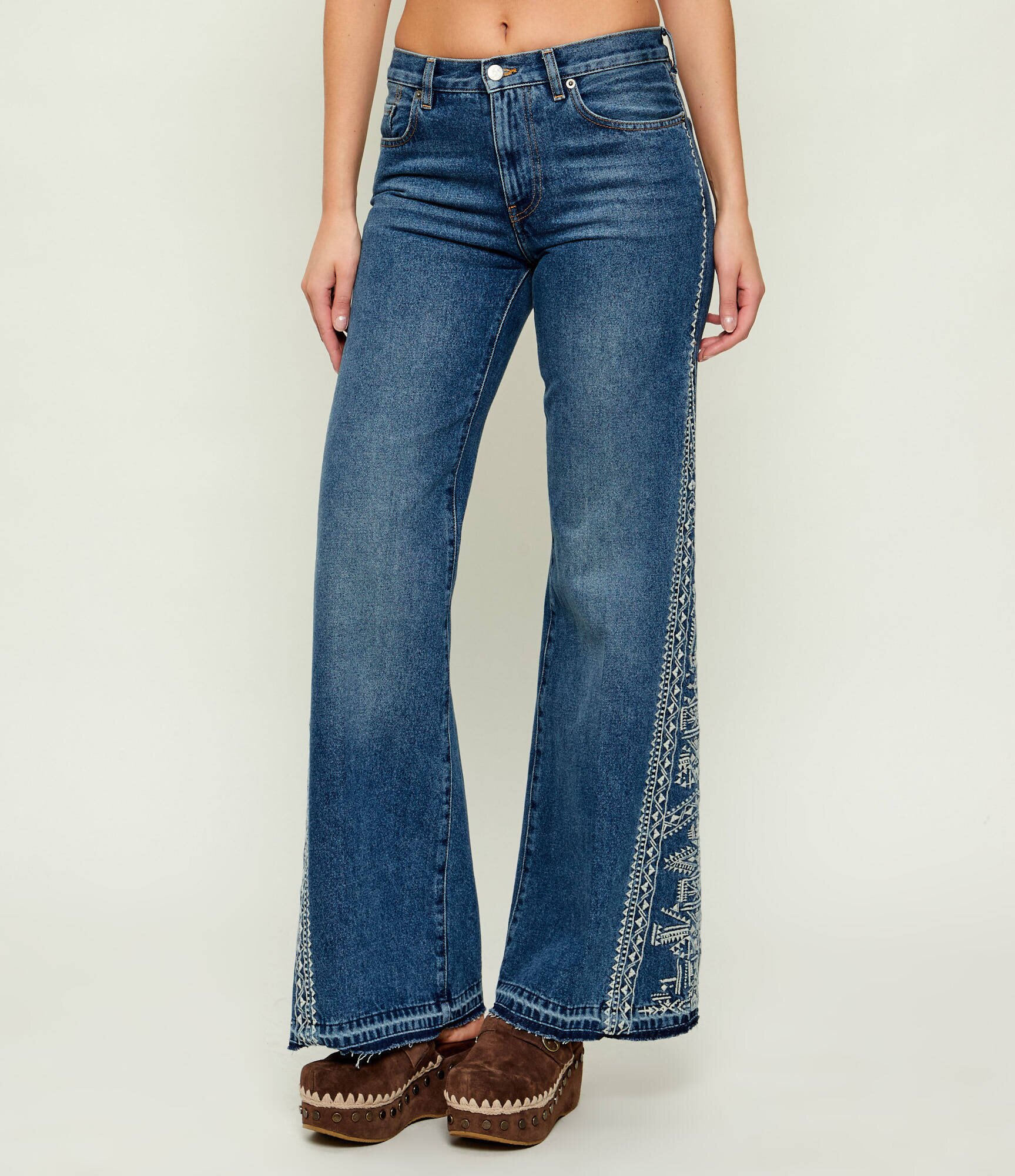Ba&sh Blugi VIVY | flare fit