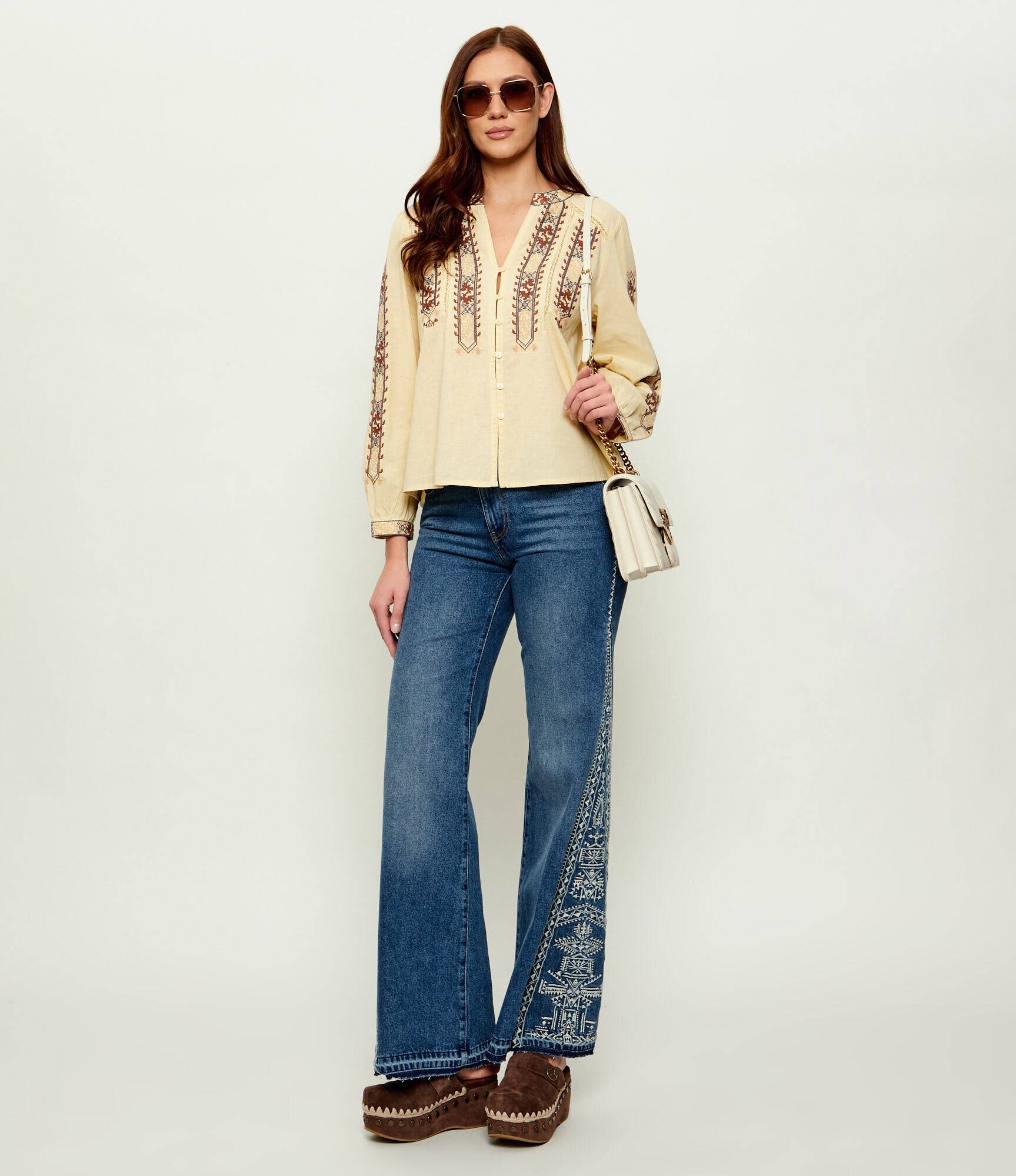 Ba&sh Blugi VIVY | flare fit