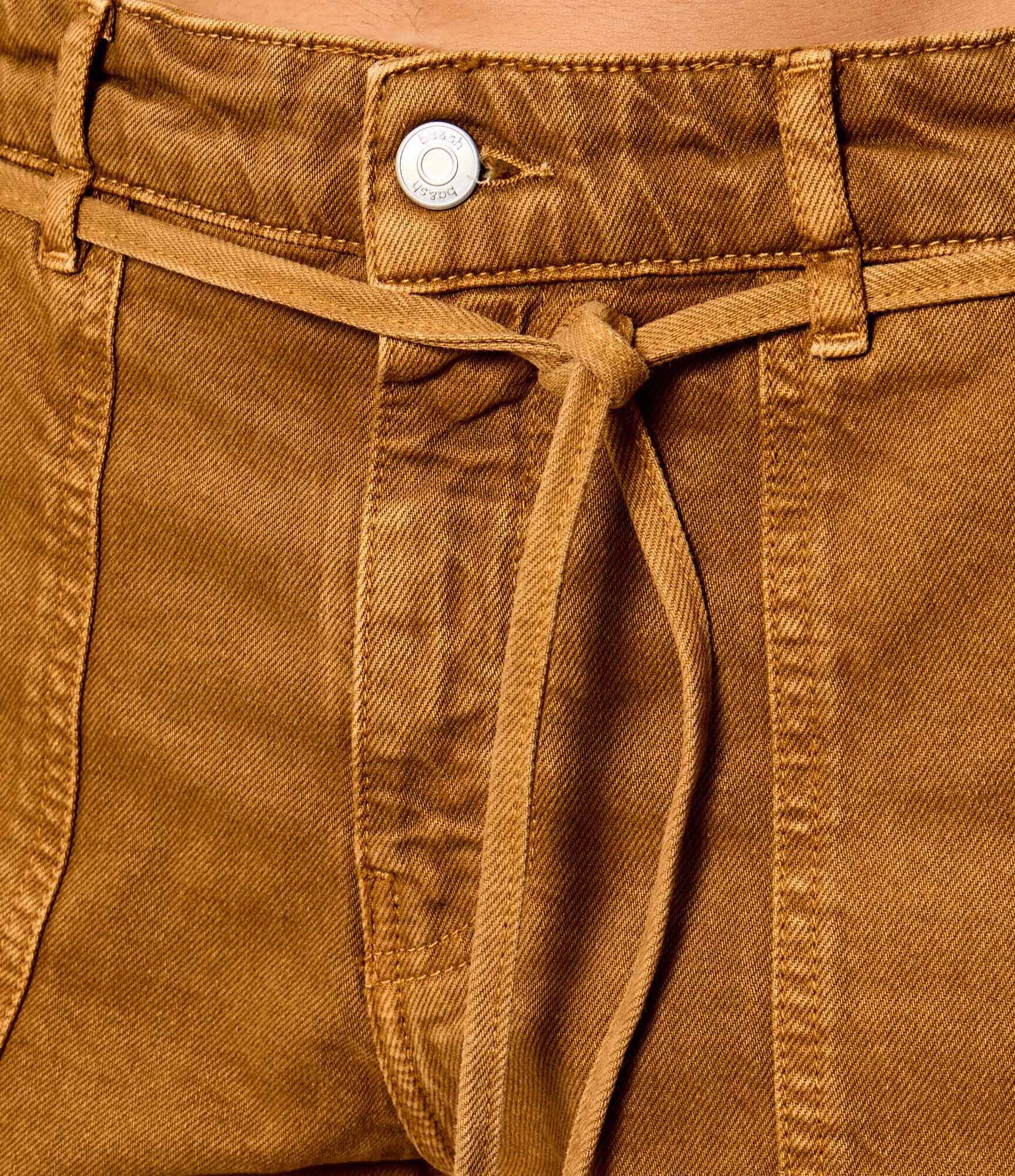 Ba&sh De blugi pantaloni scurți + curea Catia | regular fit
