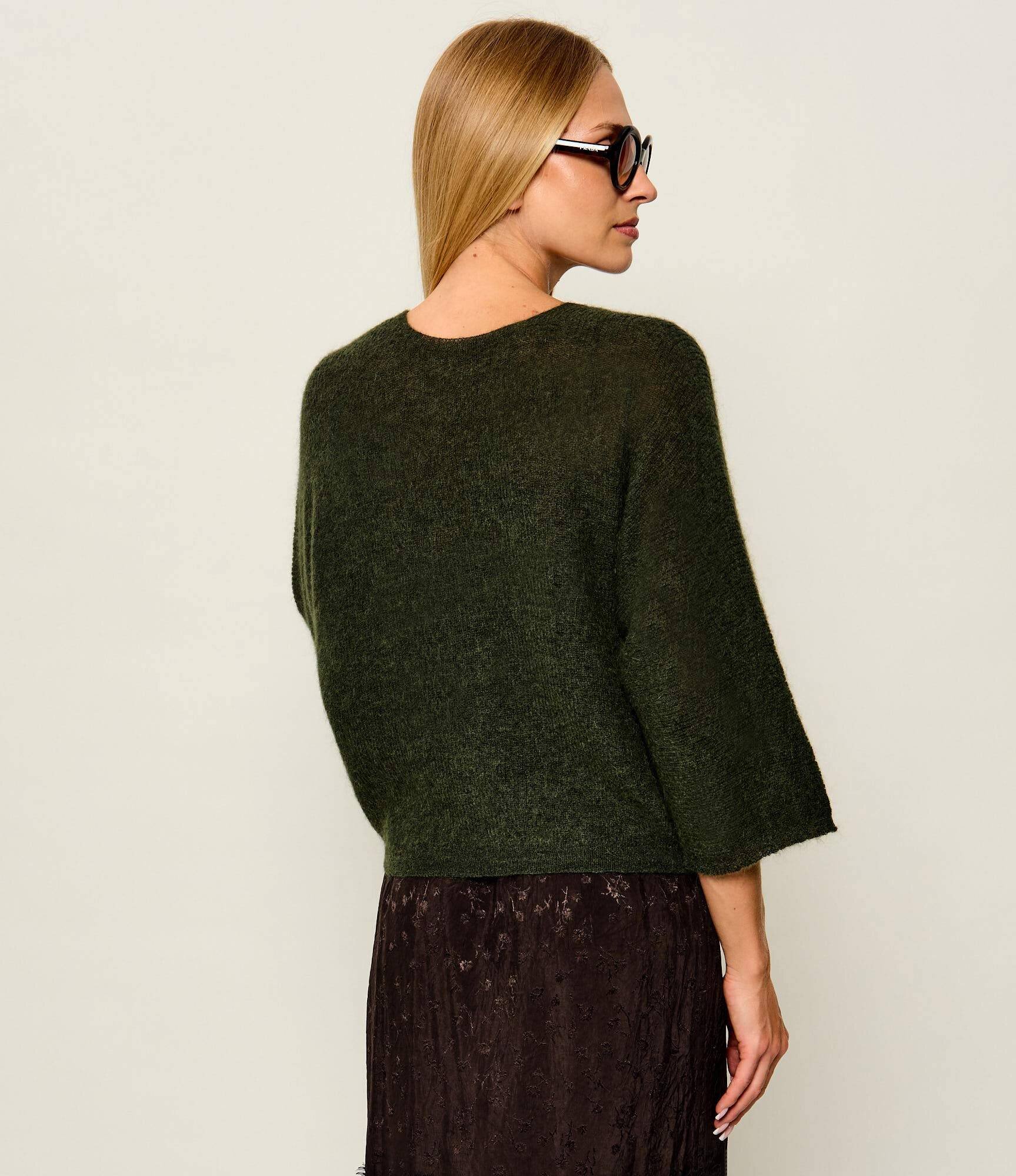 Ba&sh De lână cardigan Isaac | Relaxed fit