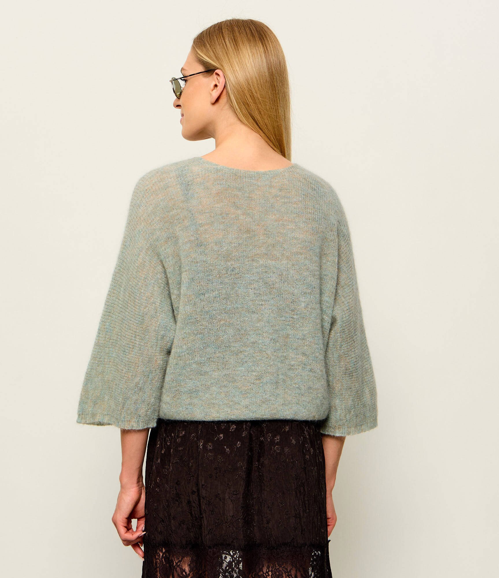 Ba&sh De lână cardigan Isaac | Relaxed fit