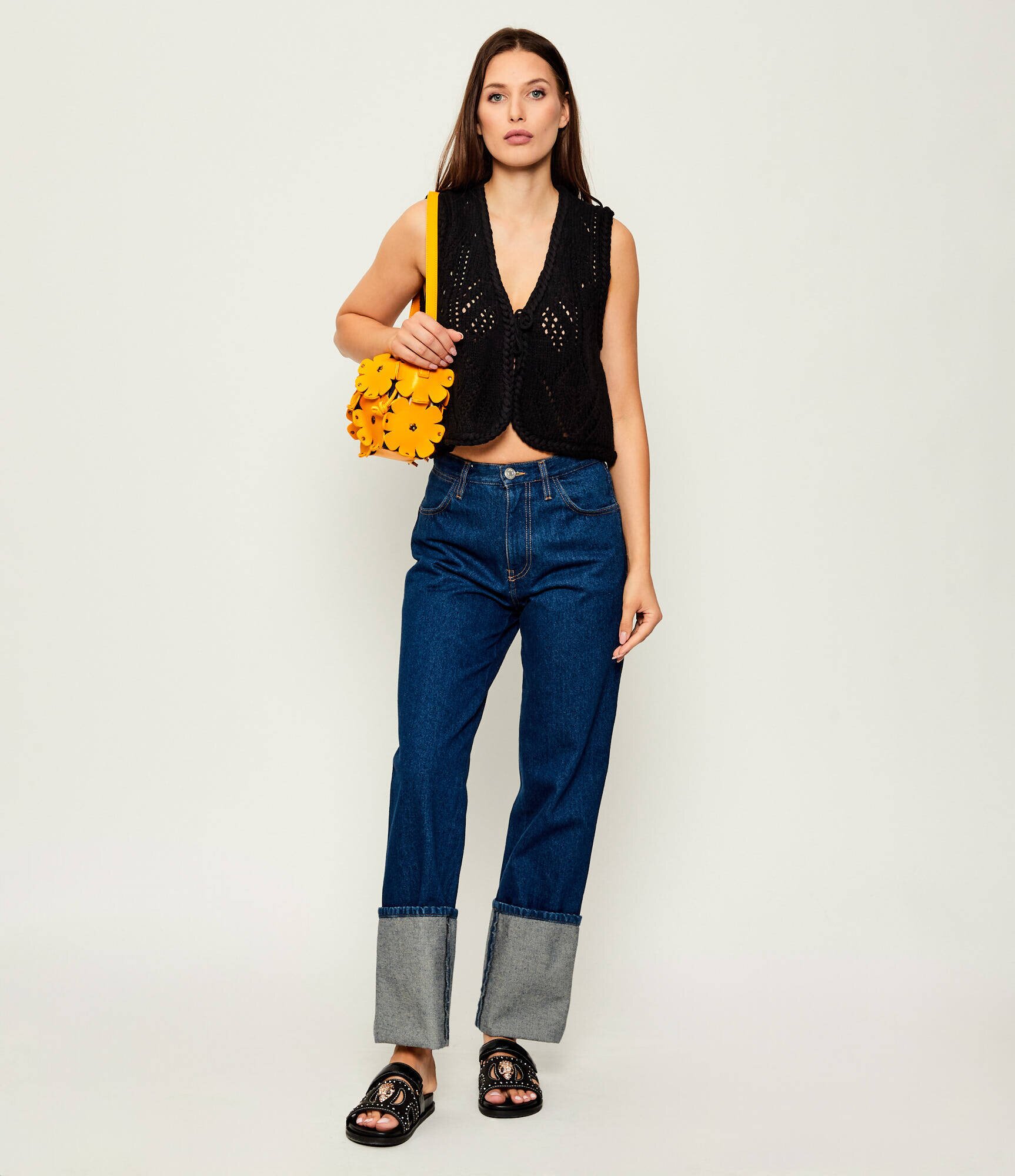 Ba&sh De lână vestă GILES | Cropped Fit