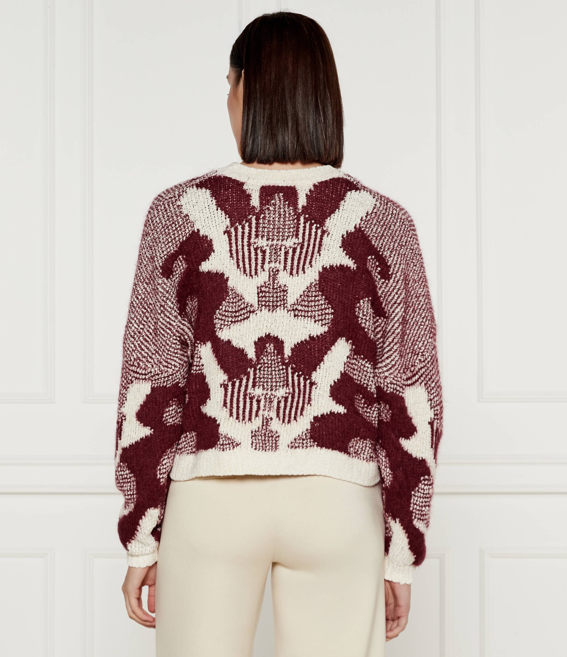 Ba&sh Pulover RORA | Cropped Fit cu adaos de lână