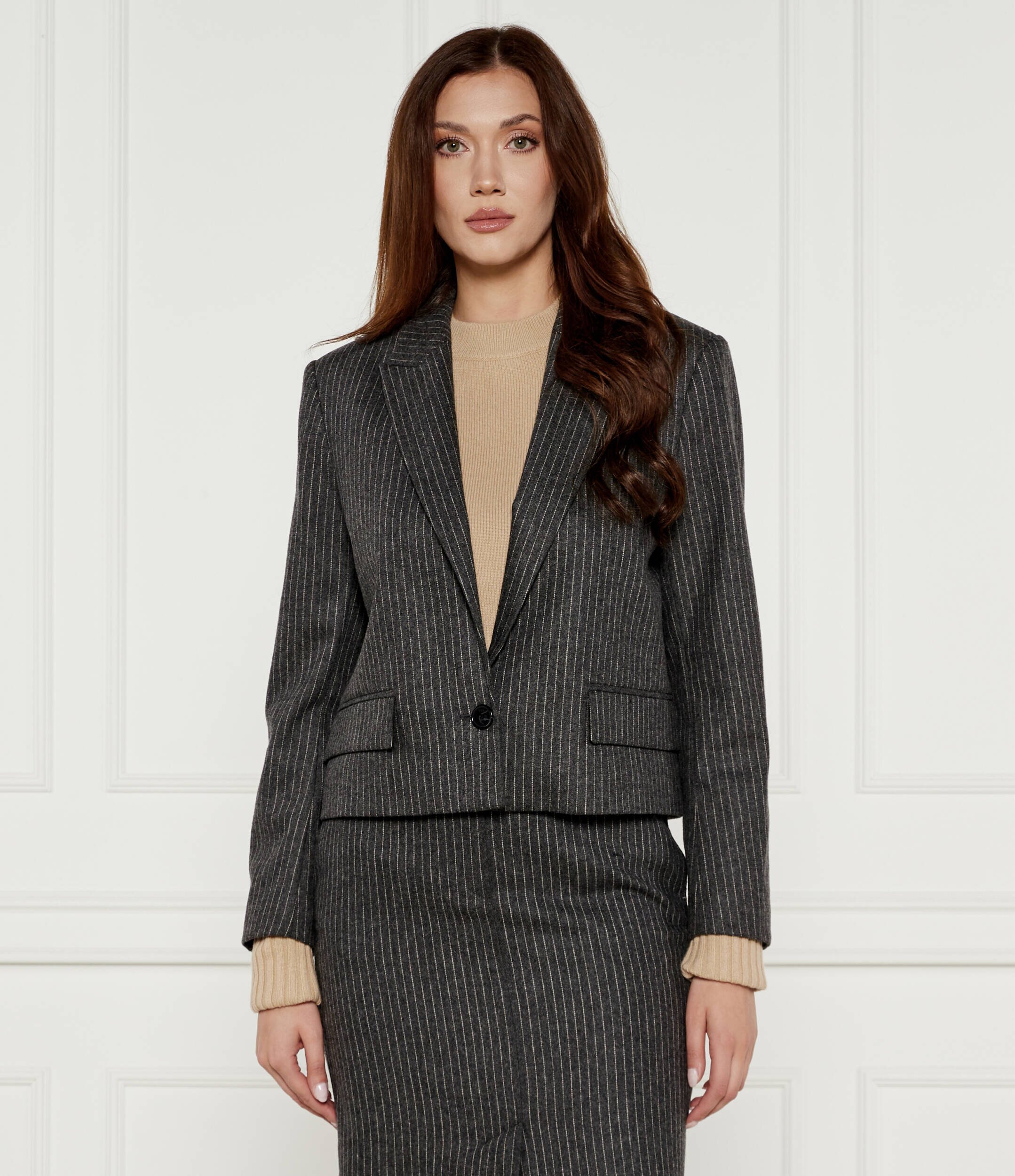 Ba&sh Sacou Accept | regular fit cu adaos de lână