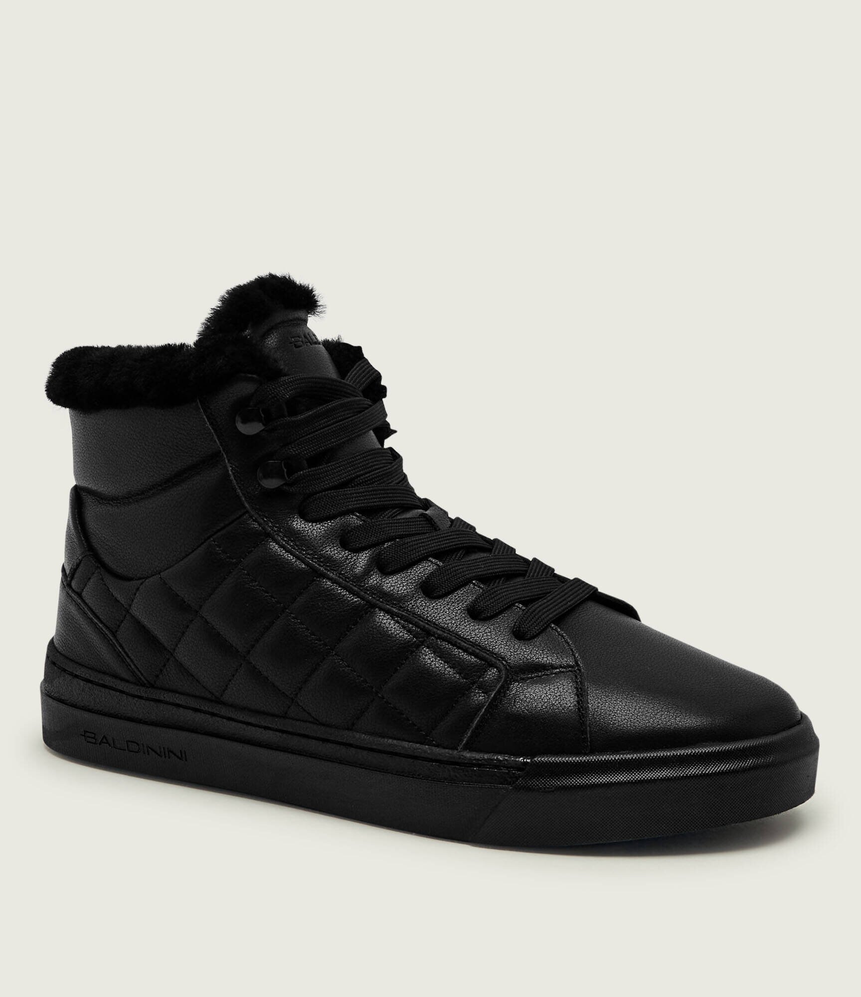 Baldinini Căptușite teniși din piele | shearling