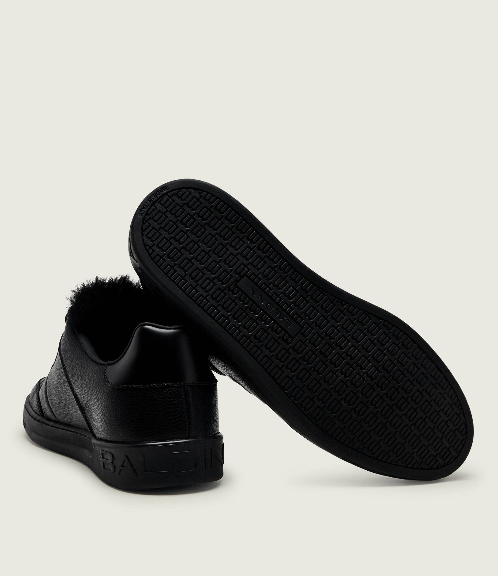 Baldinini De piele căptușite sneakers | shearling cu adaos de lână