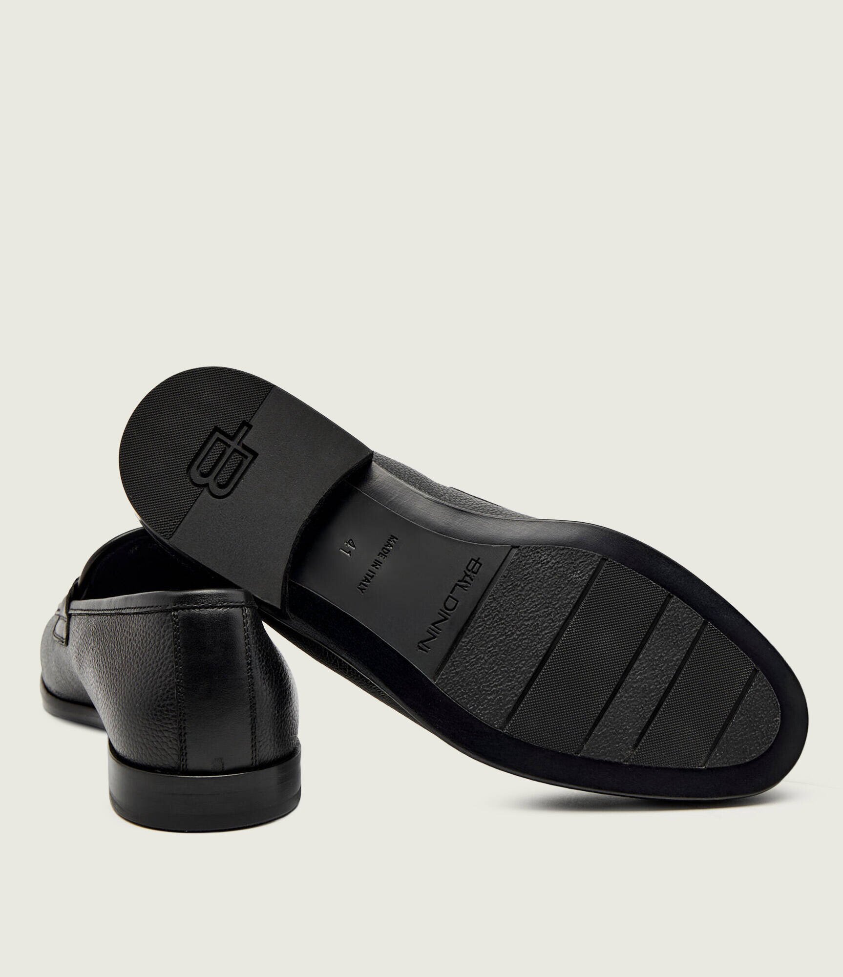 Baldinini De piele pantofi loafer cu adaos de lână
