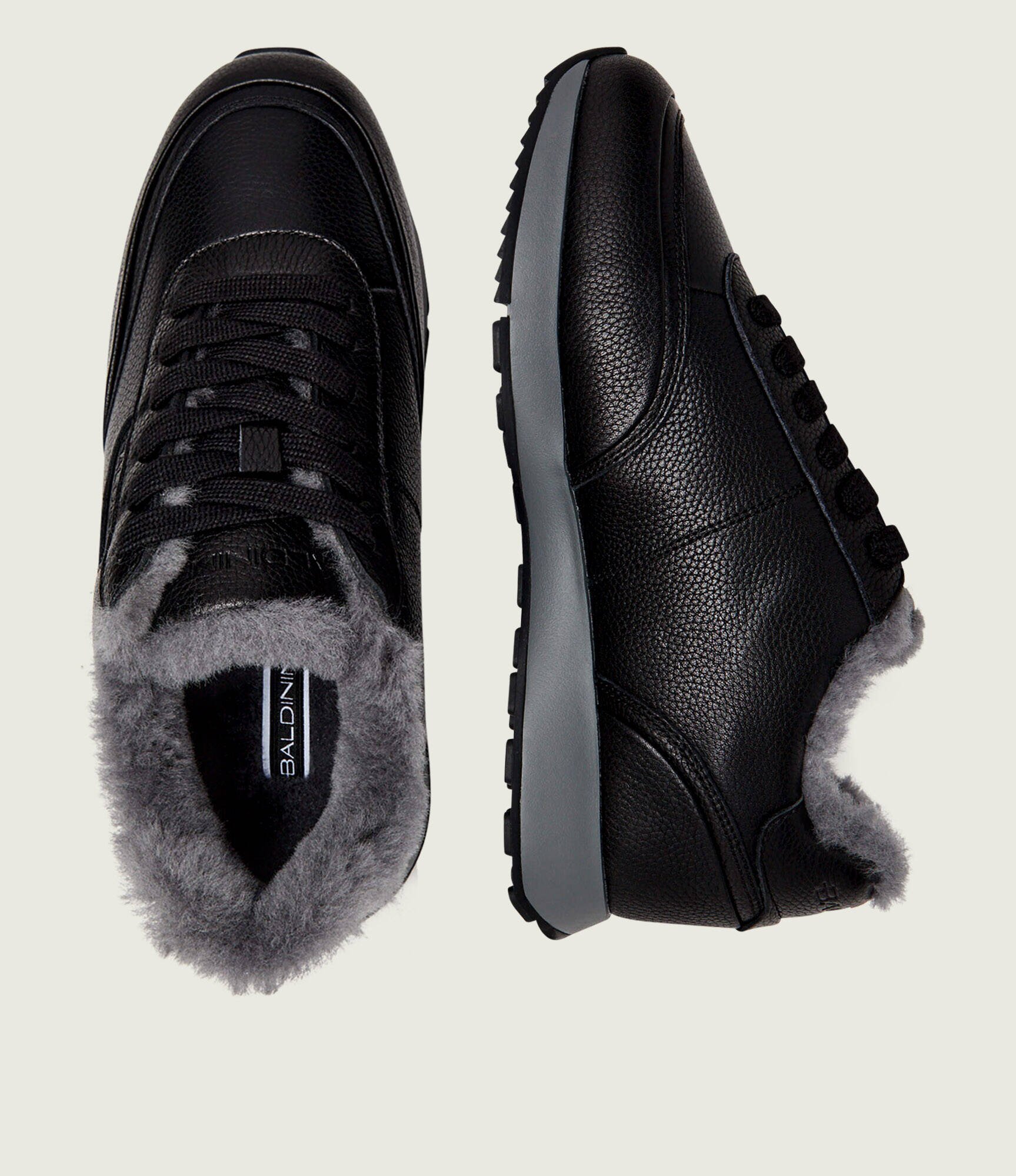 Baldinini Teniși din piele | shearling