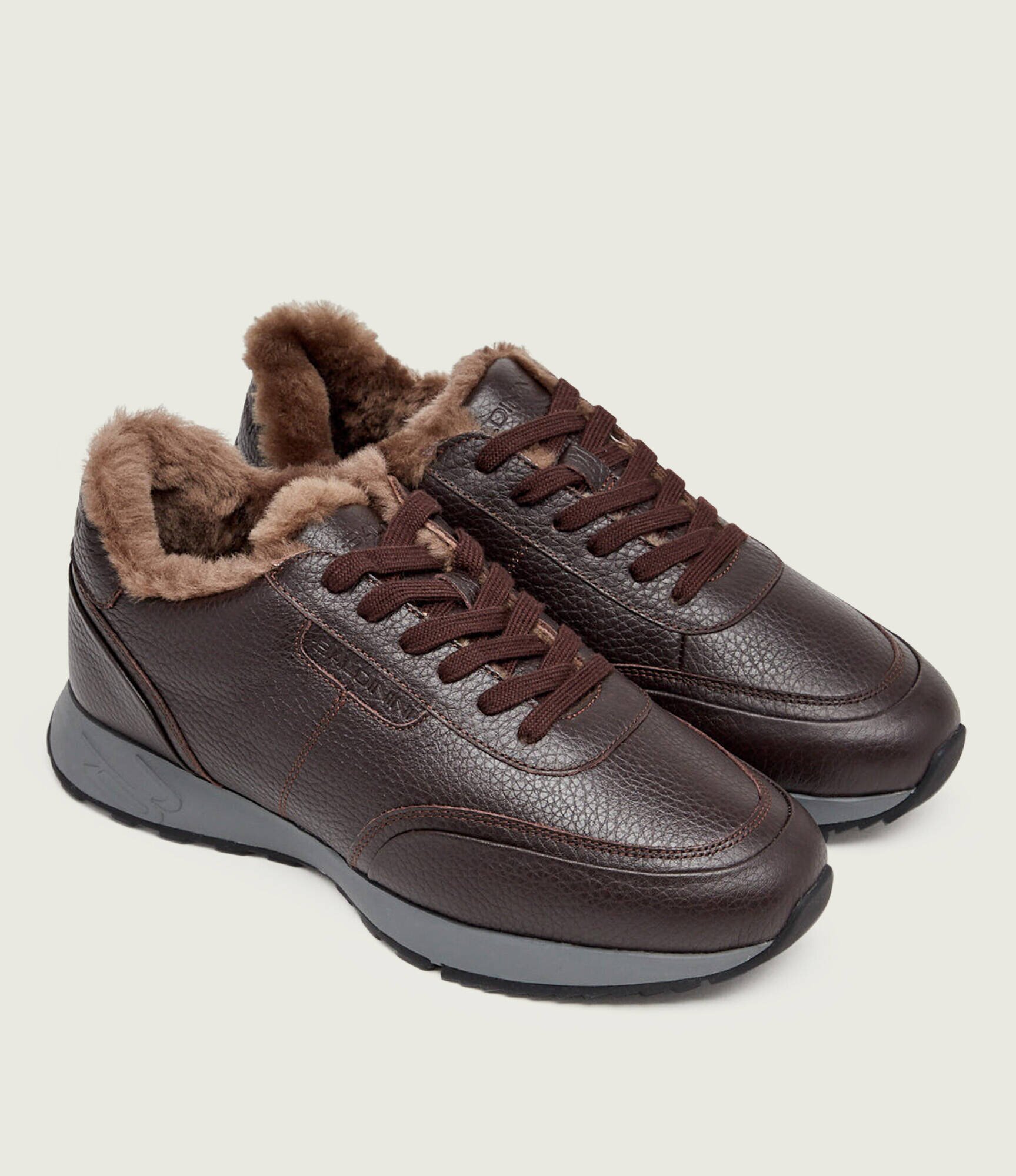 Baldinini Teniși din piele | shearling