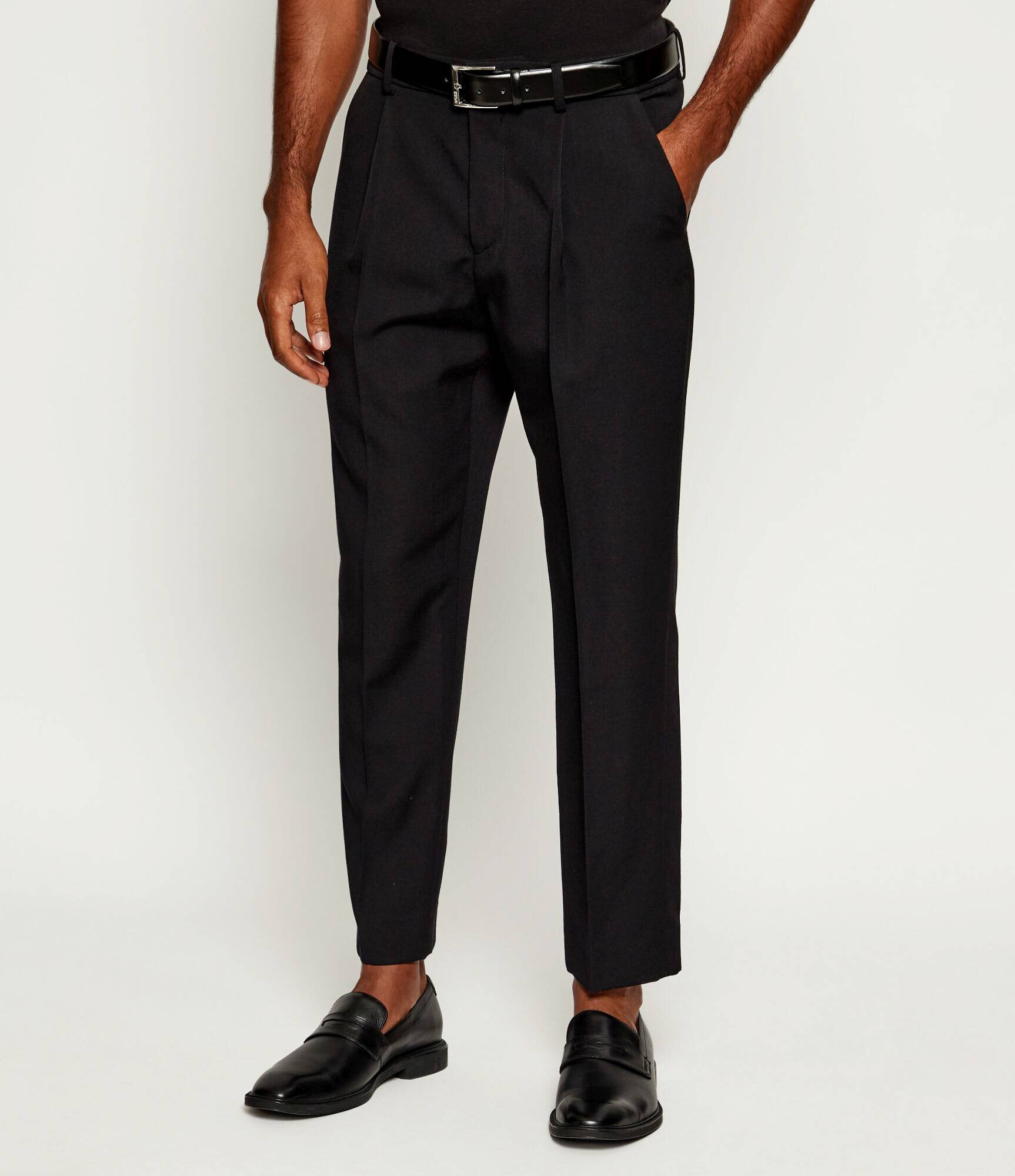 Balmain De lână pantaloni chino | Straight fit