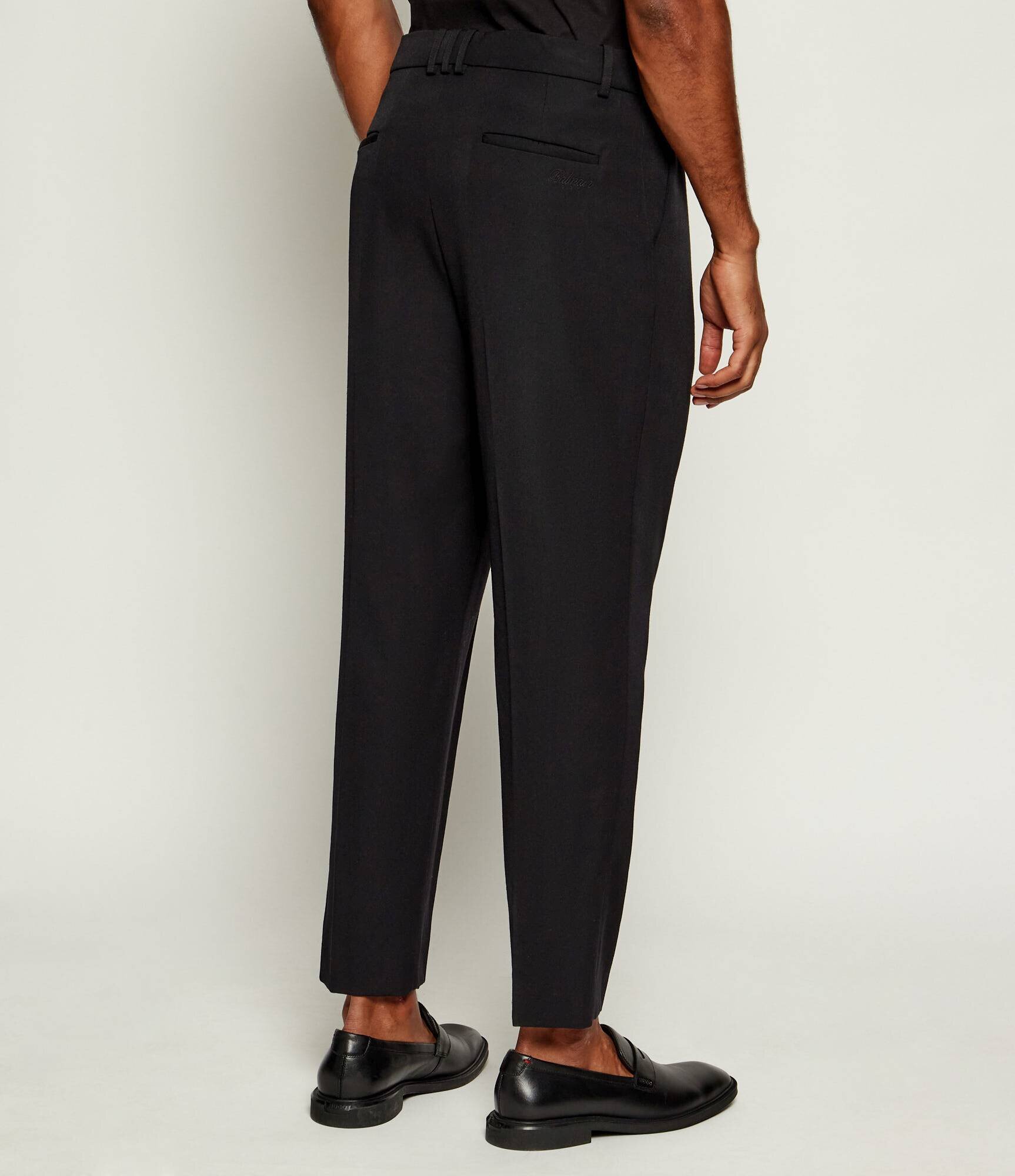 Balmain De lână pantaloni chino | Straight fit