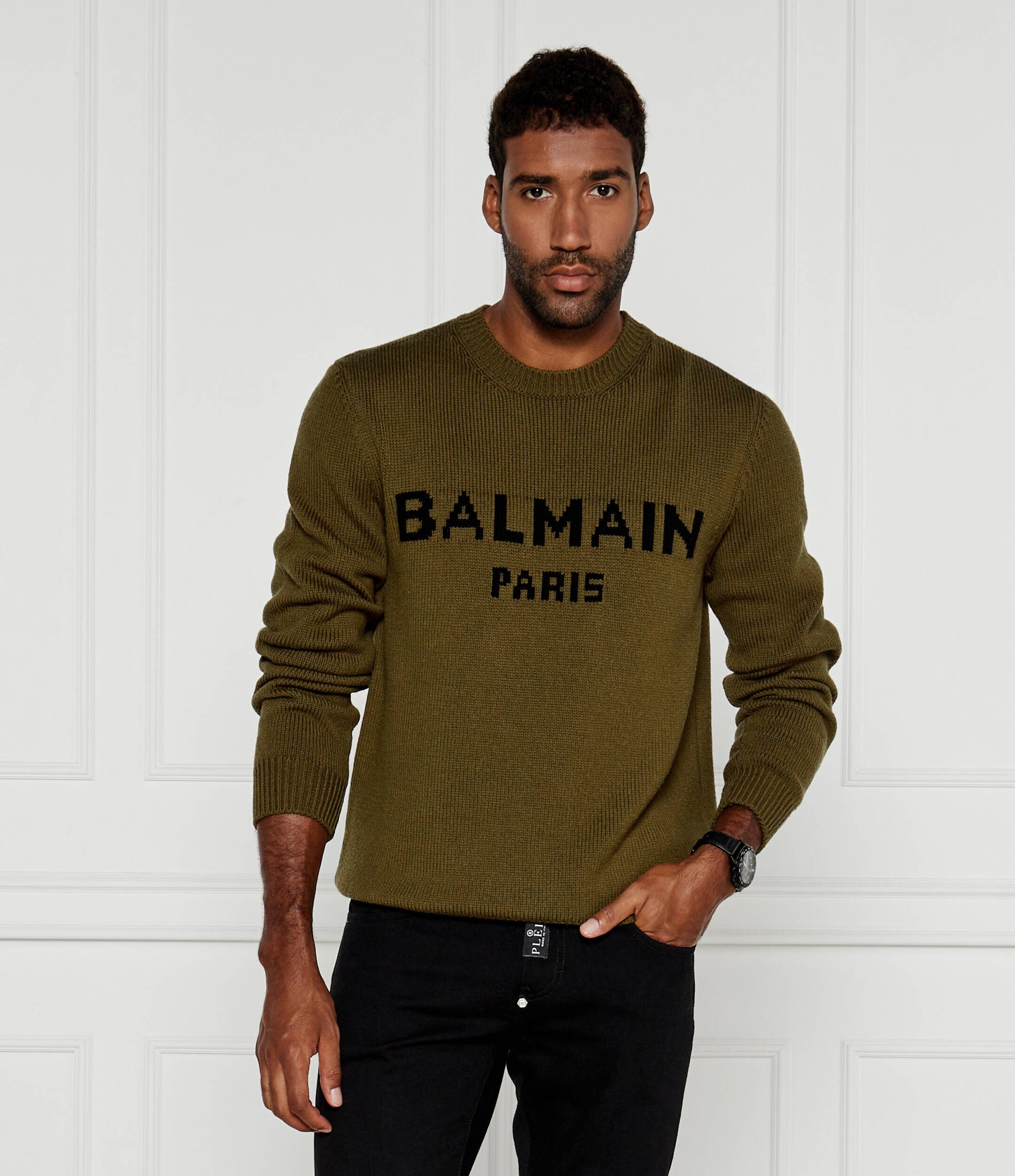 Balmain De lână pulover | Regular Fit