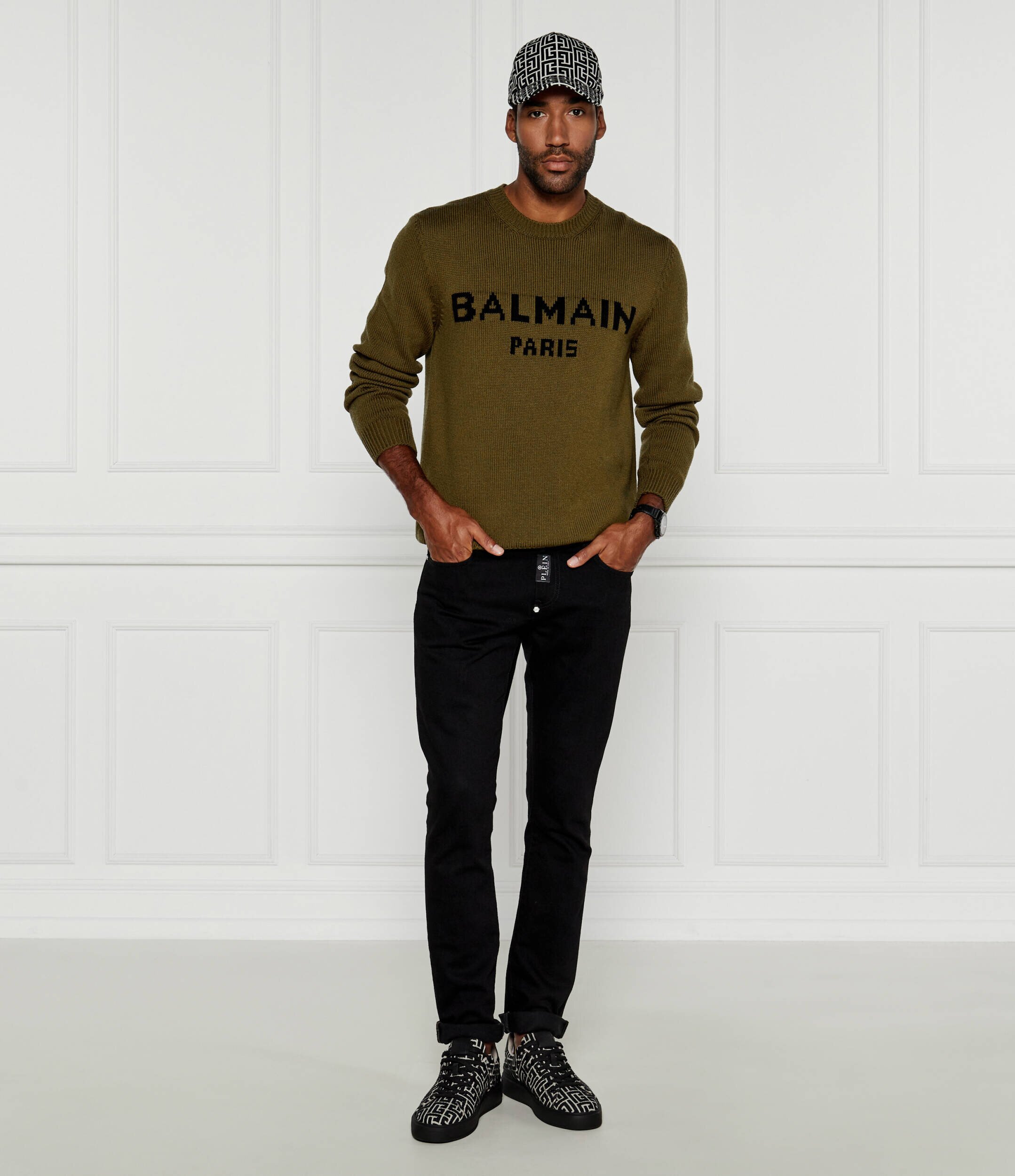 Balmain De lână pulover | Regular Fit