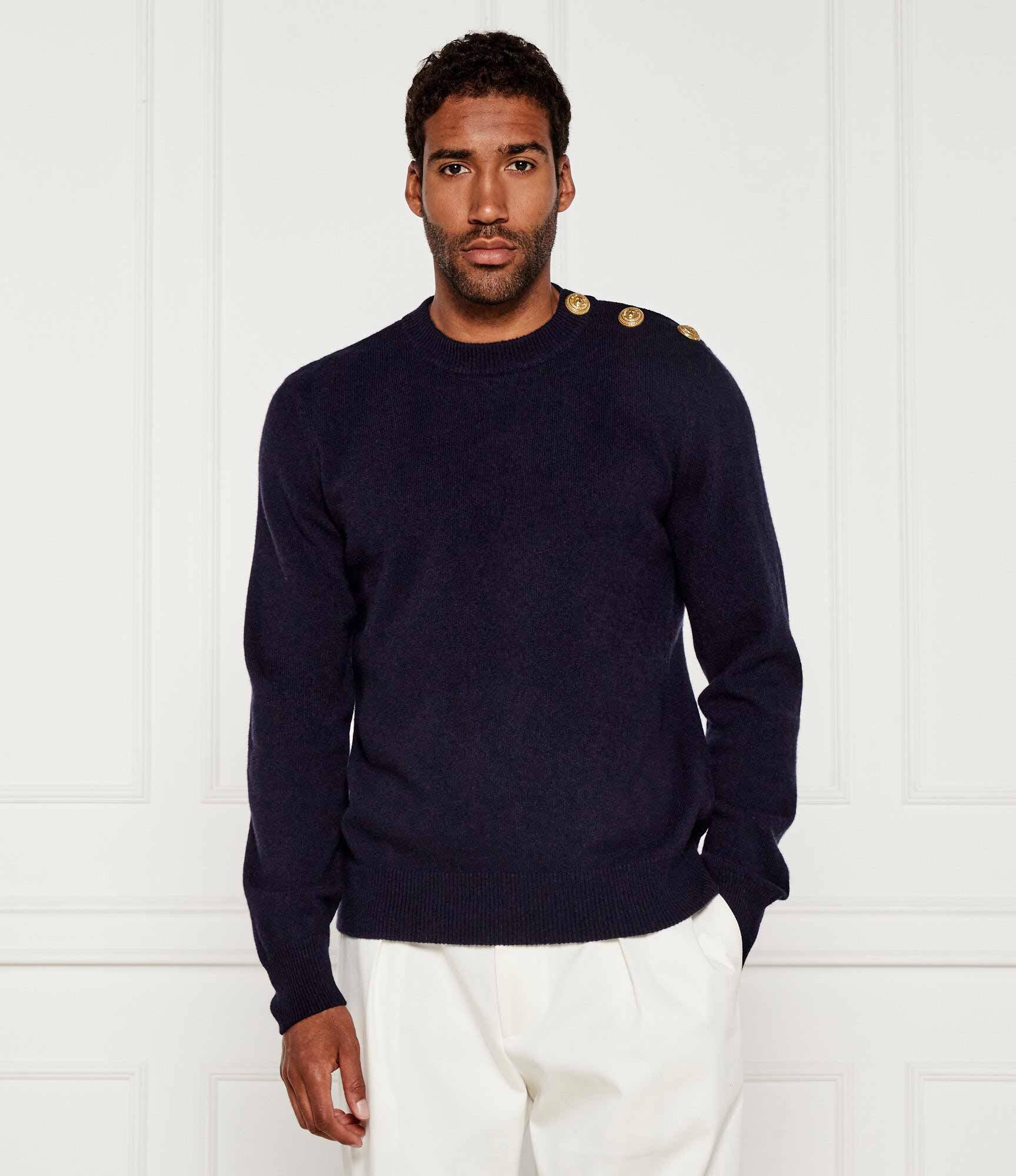 Balmain De lână pulover | Regular Fit cu adaos de cașmir