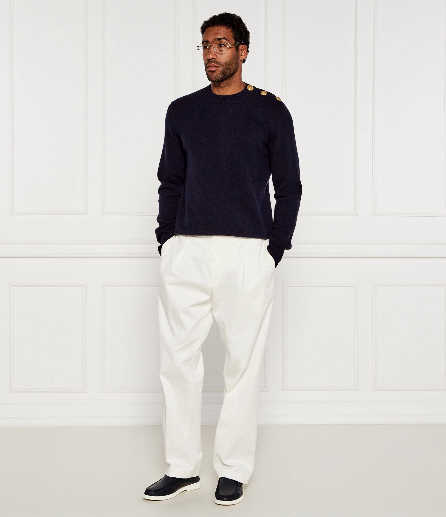 Balmain De lână pulover | Regular Fit cu adaos de cașmir