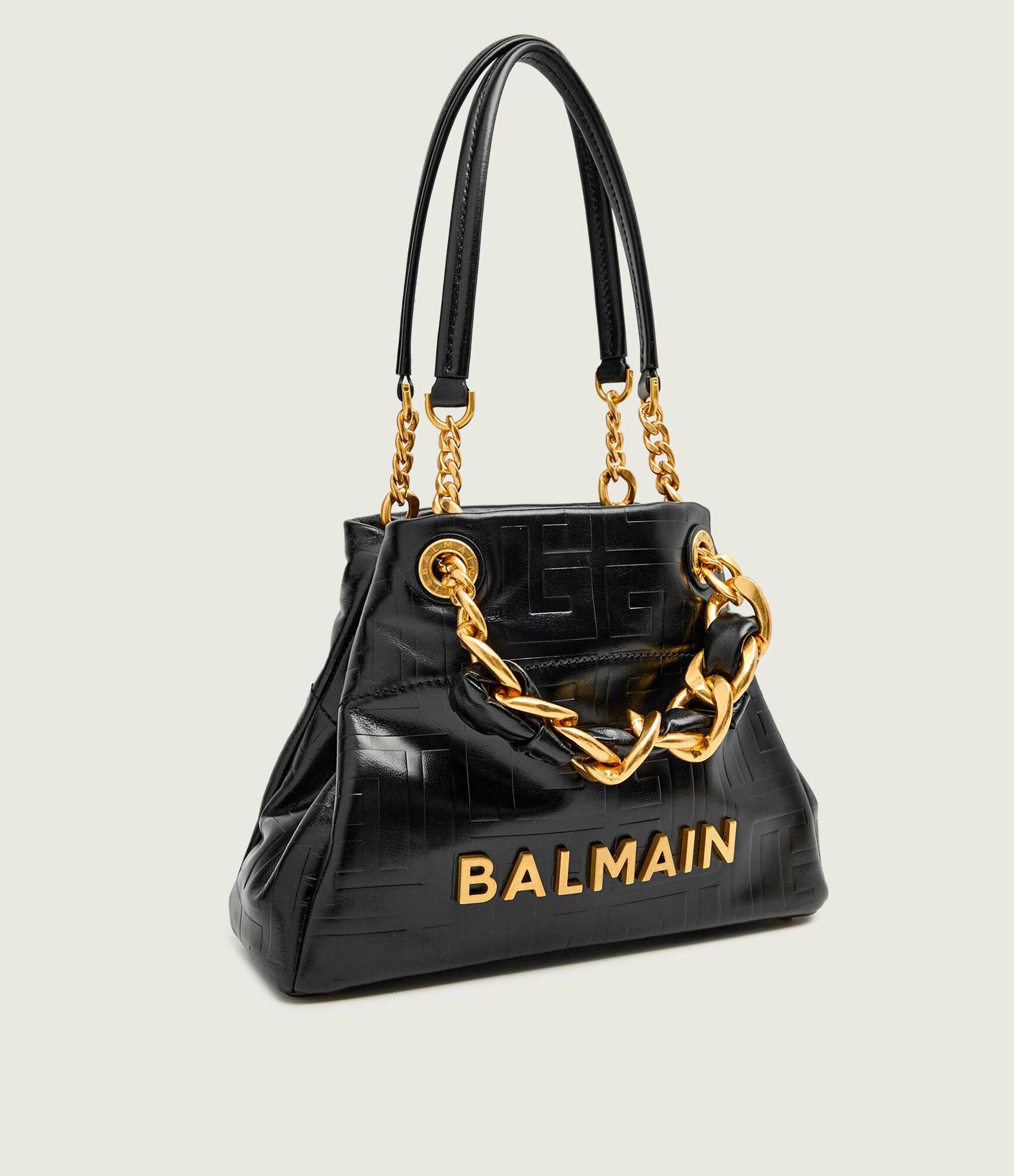 Balmain De piele geantă pe umăr 1945 SOFT SMALL