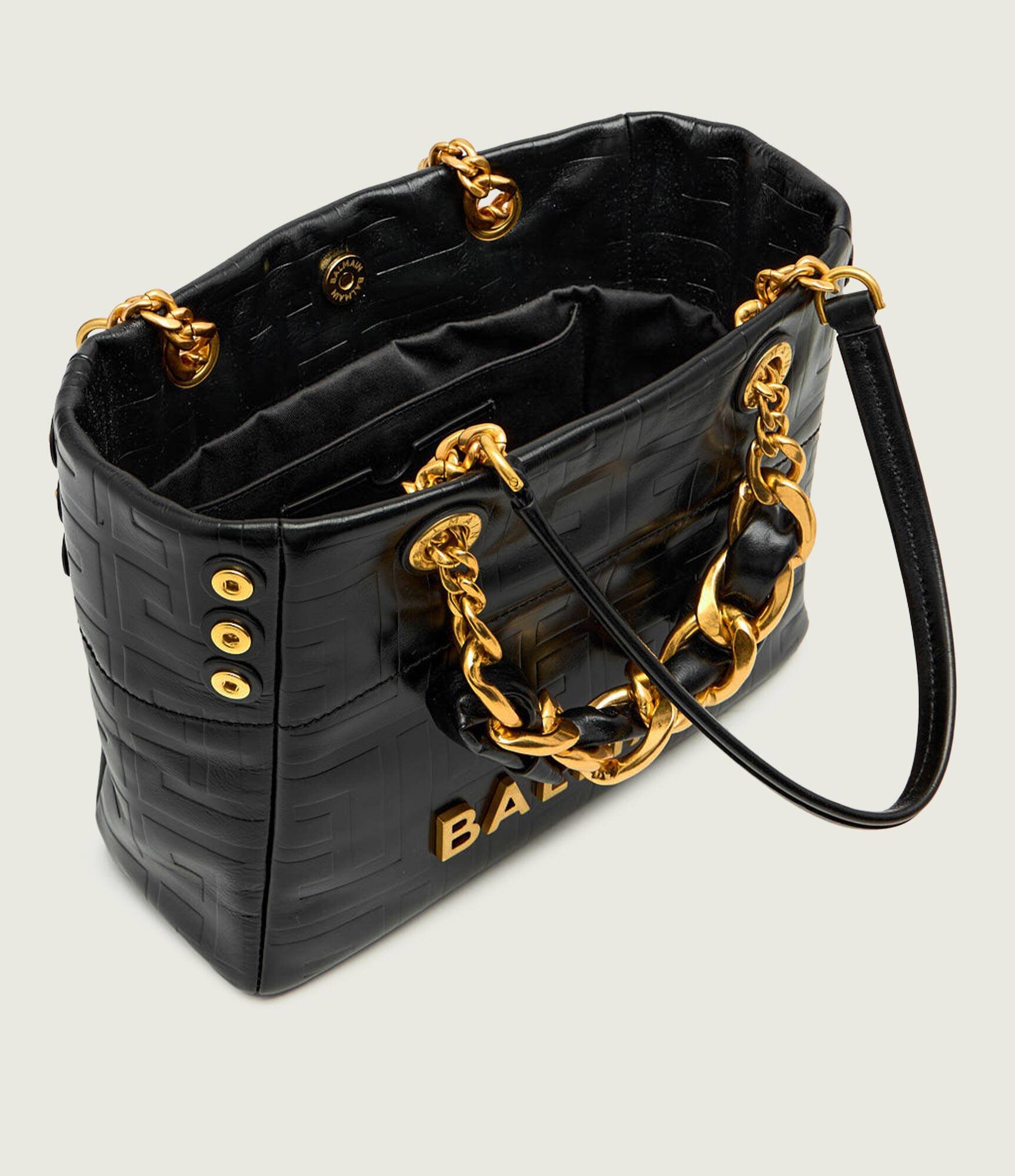 Balmain De piele geantă pe umăr 1945 SOFT SMALL
