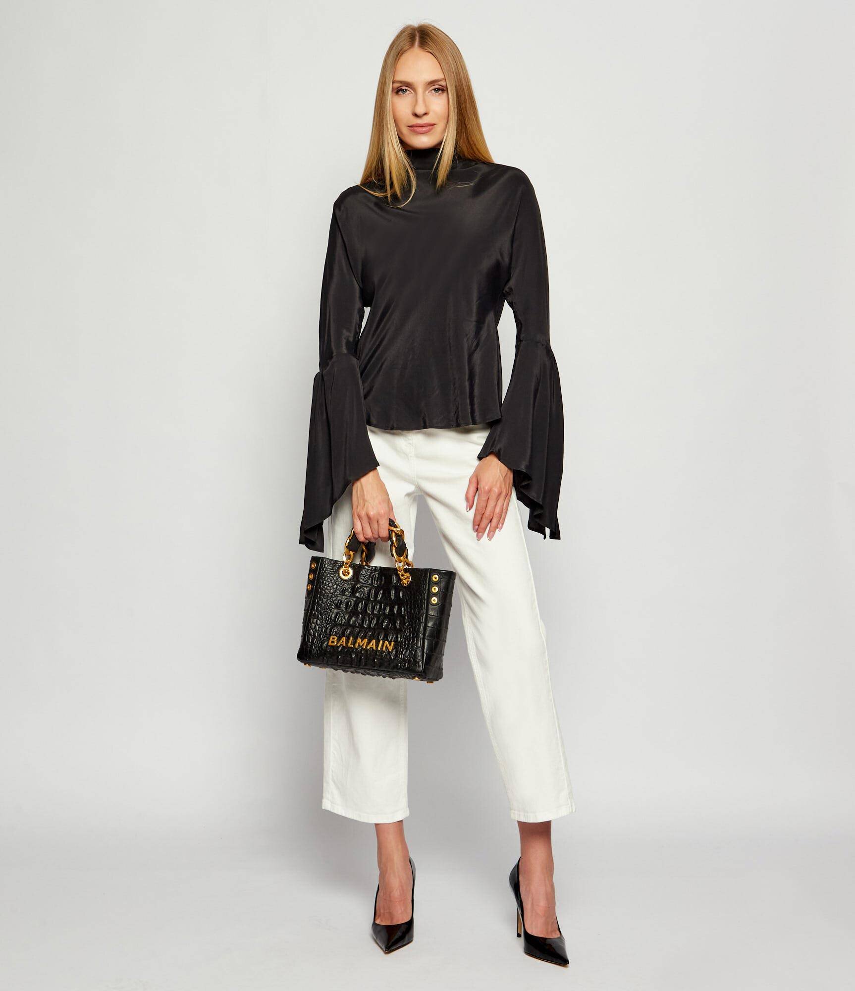 Balmain De piele geantă pe umăr 1945 SOFT SMALL