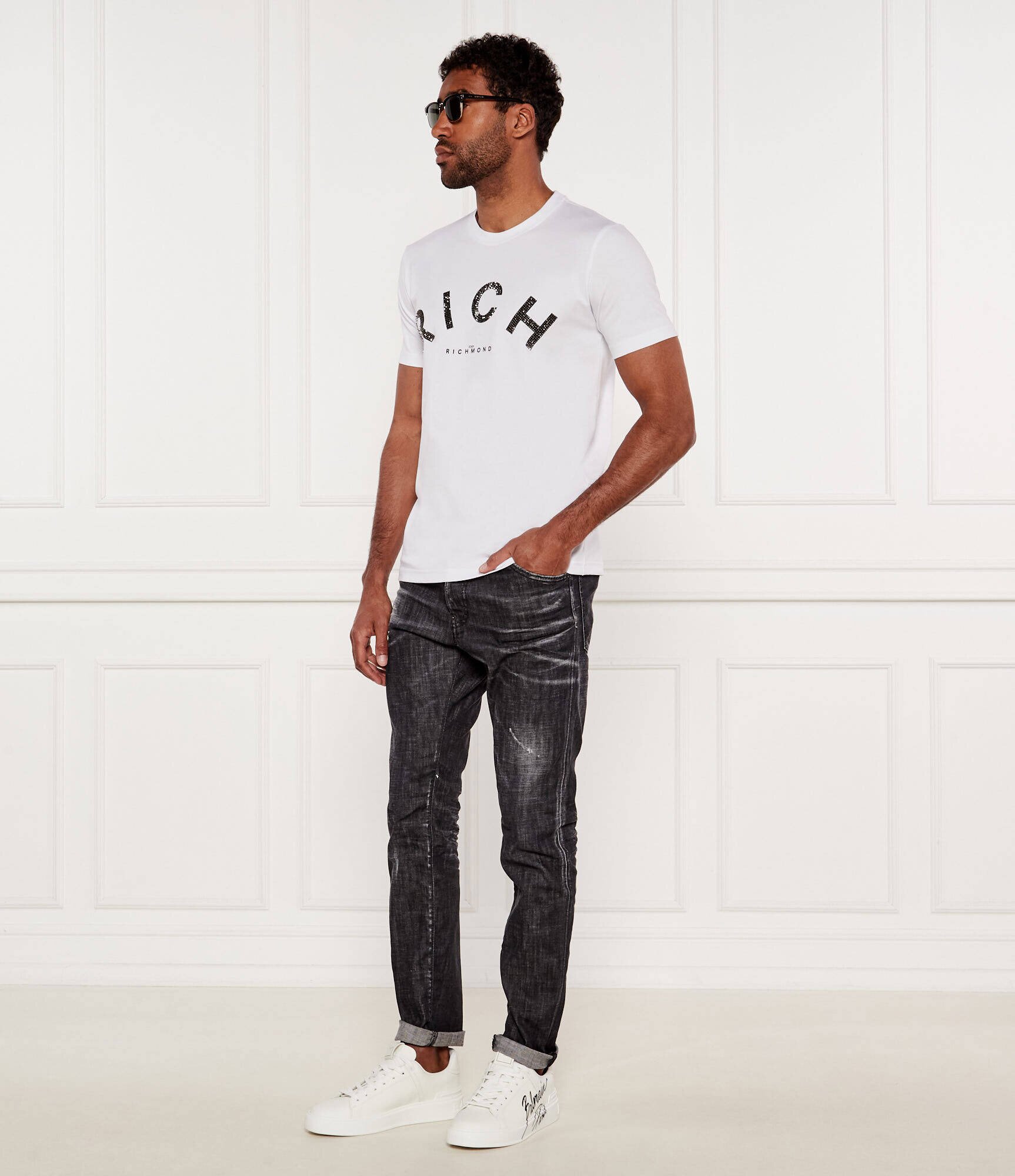 Balmain De piele sneakers B-COURT