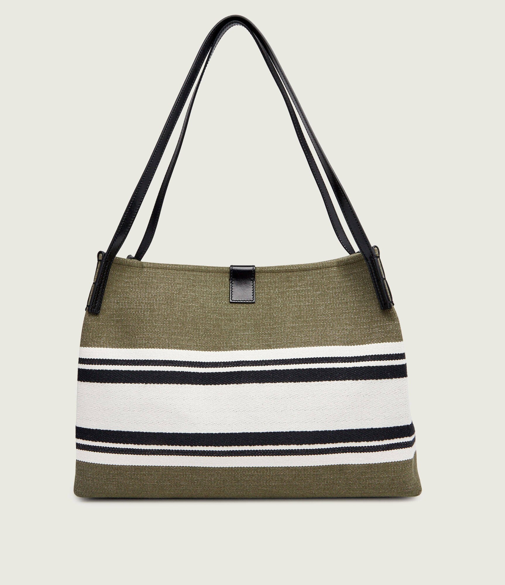 Balmain Geantă shopper Release cu adaos de piele