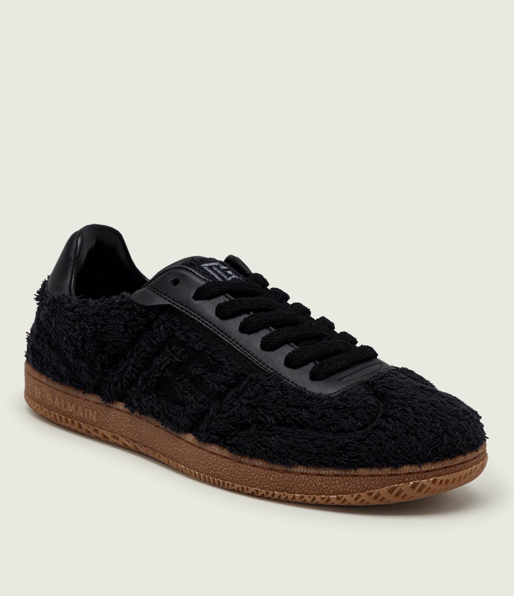 Balmain Sneakers cu adaos de piele