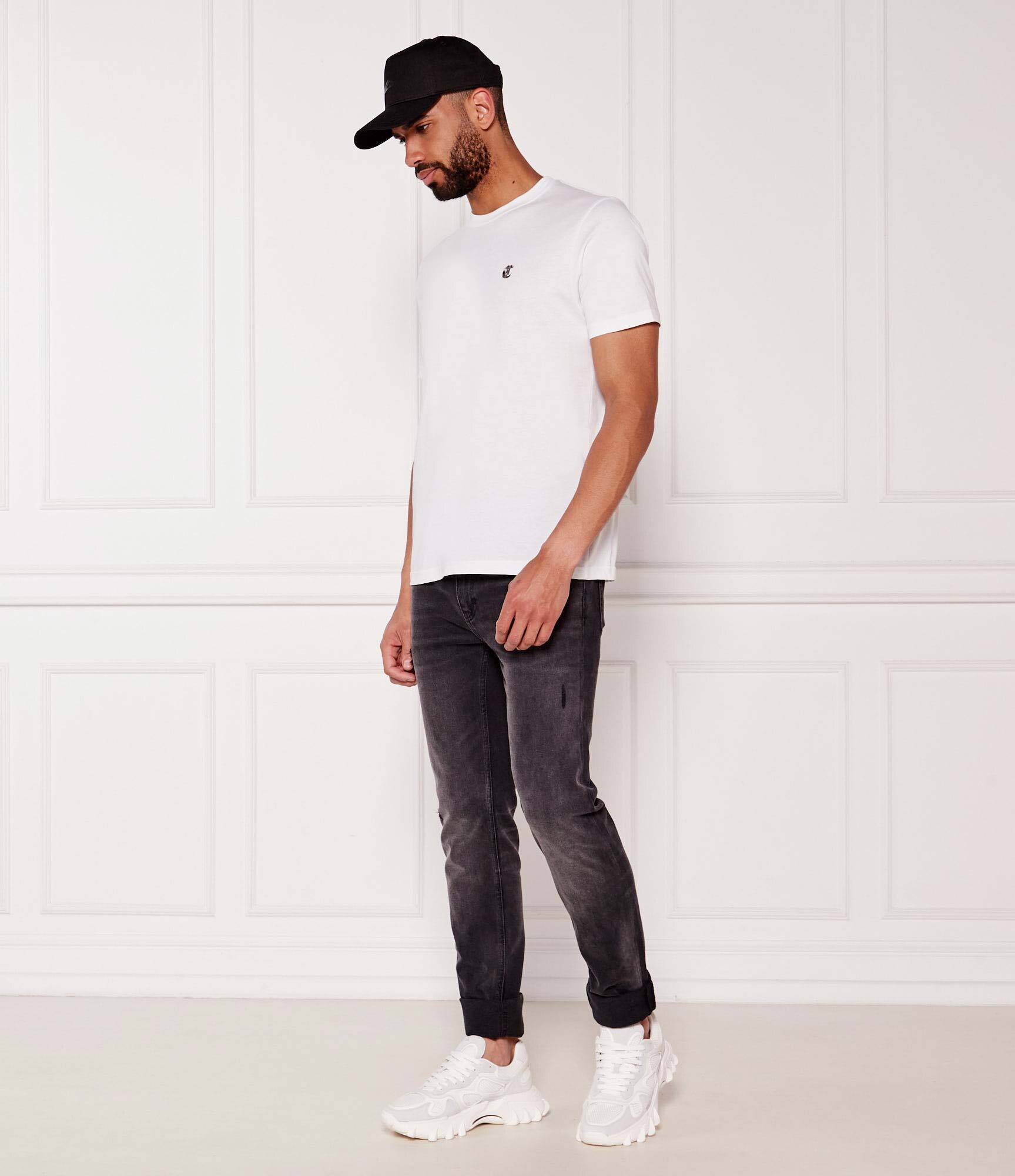 Balmain Sneakers cu adaos de piele
