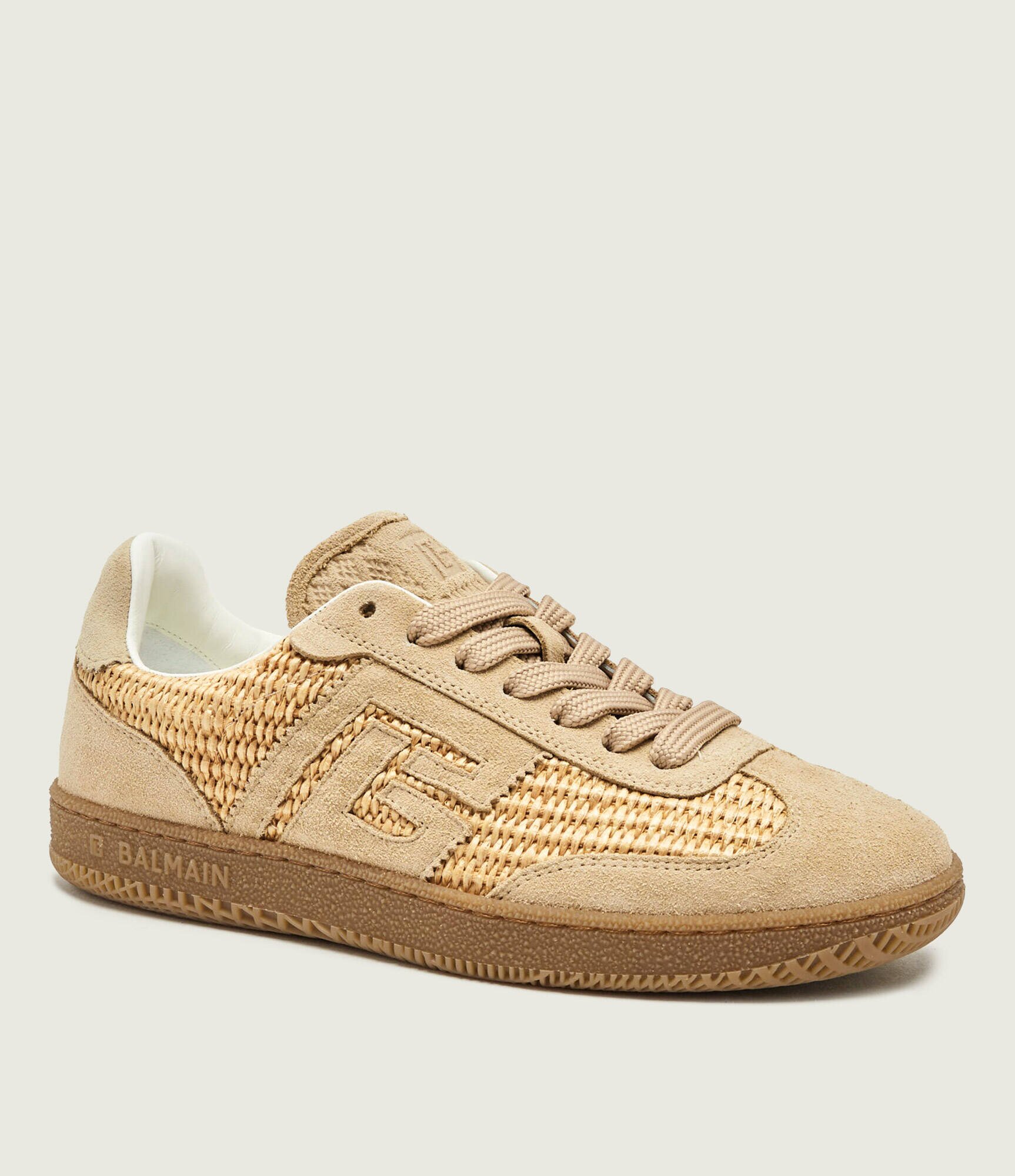 Balmain Sneakers | piele întoarsă