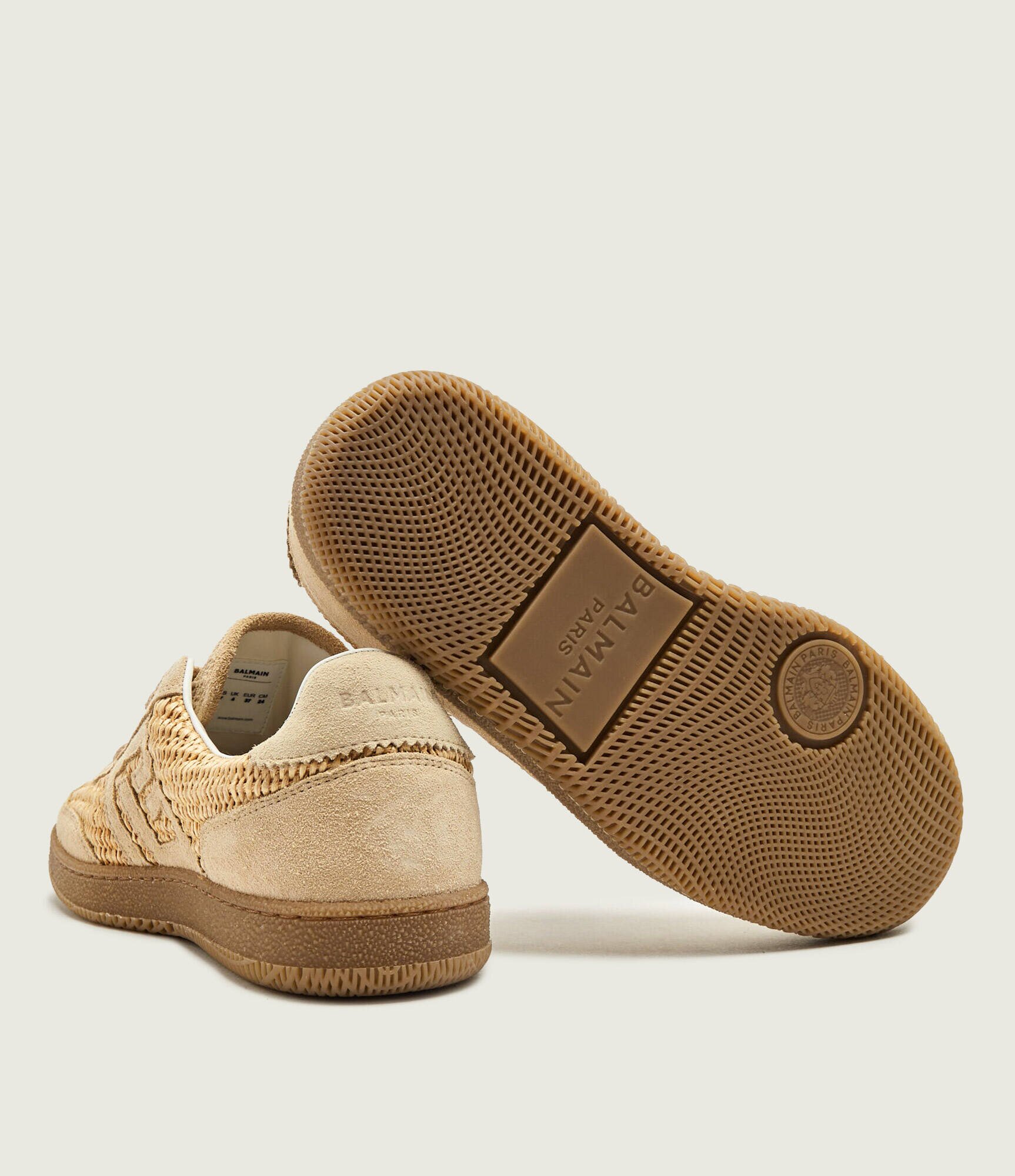 Balmain Sneakers | piele întoarsă