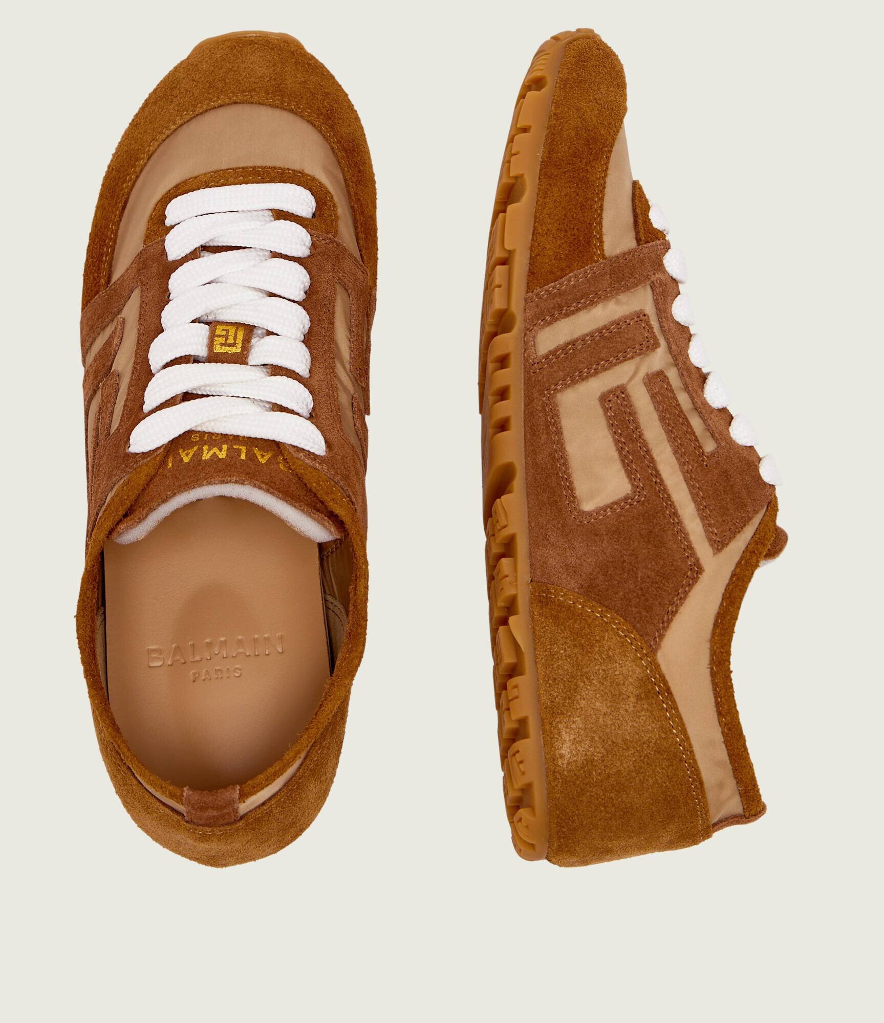 Balmain Sneakers | piele întoarsă