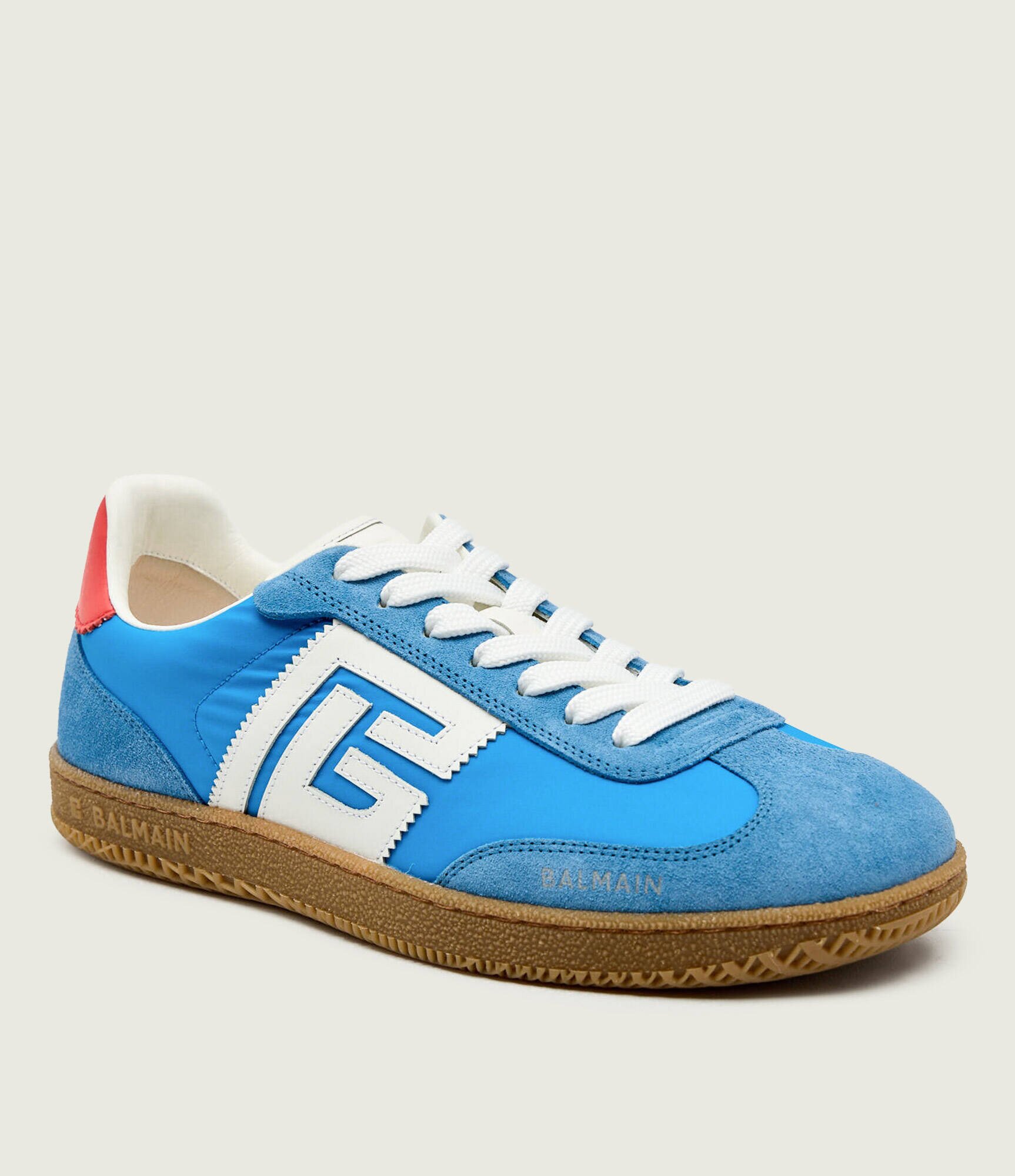 Balmain Sneakers | piele întoarsă
