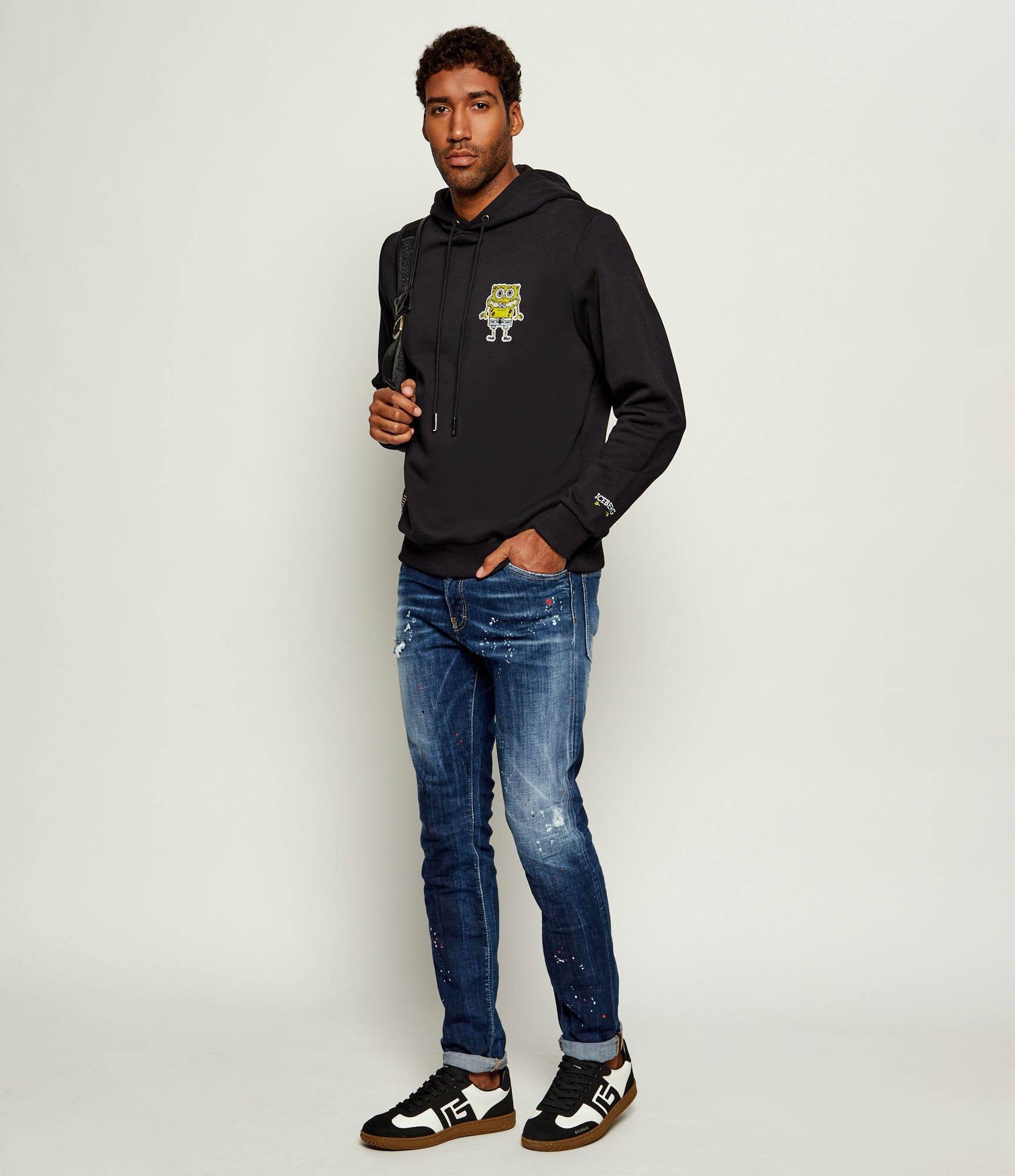 Balmain Sneakers | piele întoarsă