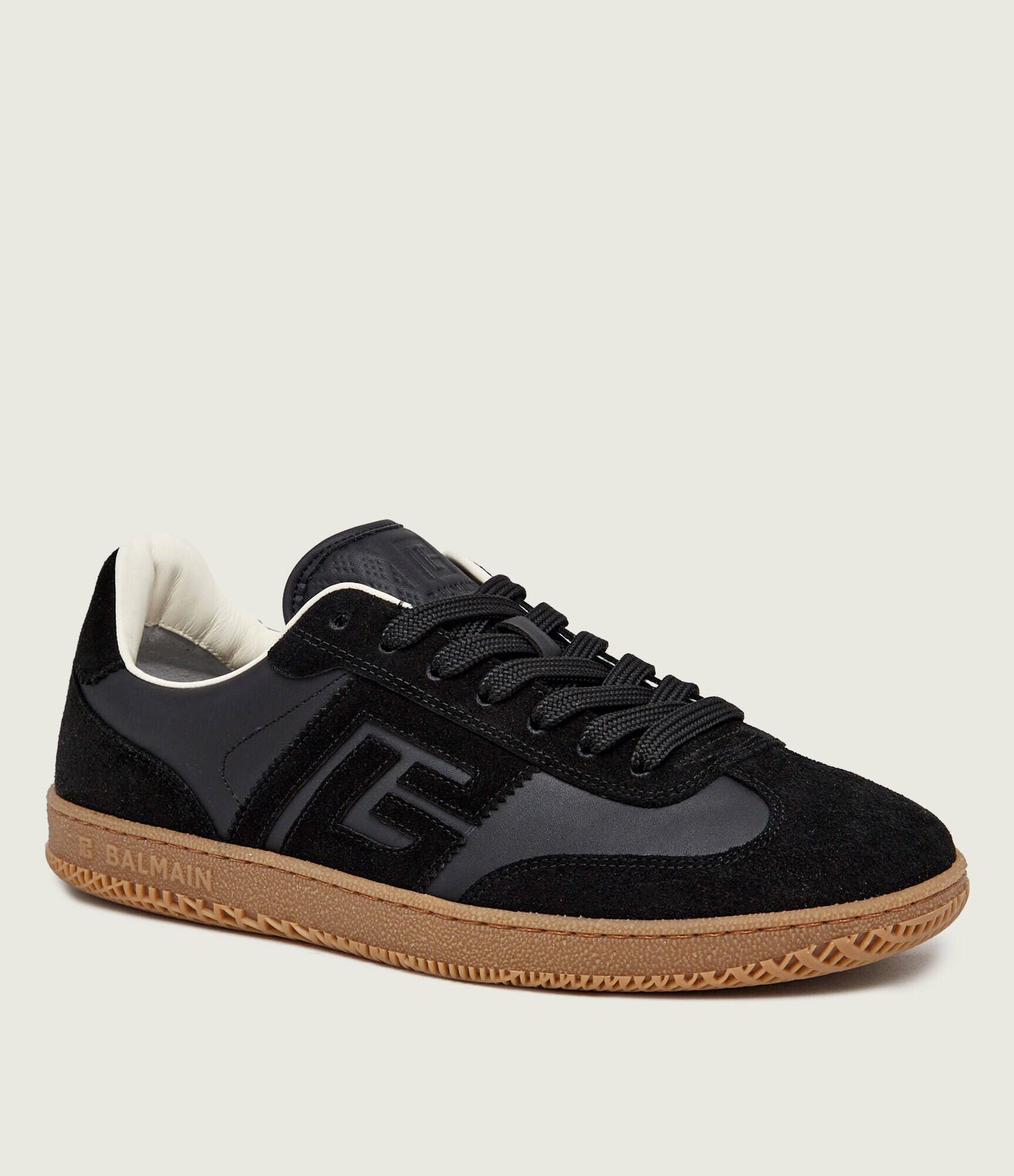 Balmain Sneakers SWAN | piele întoarsă