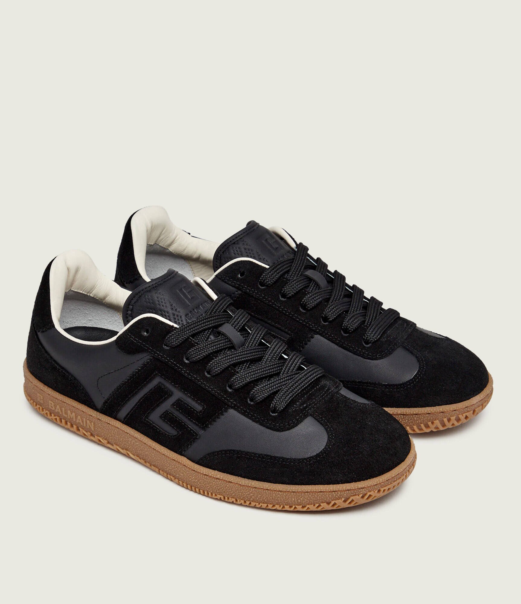 Balmain Sneakers SWAN | piele întoarsă