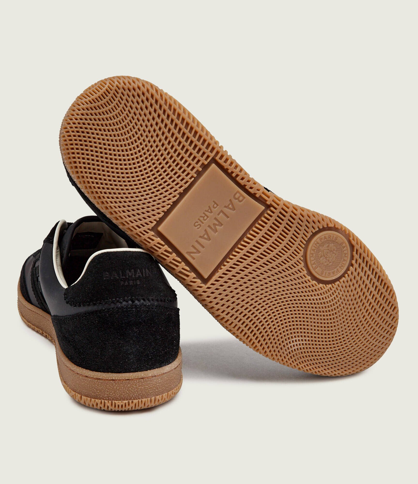 Balmain Sneakers SWAN | piele întoarsă