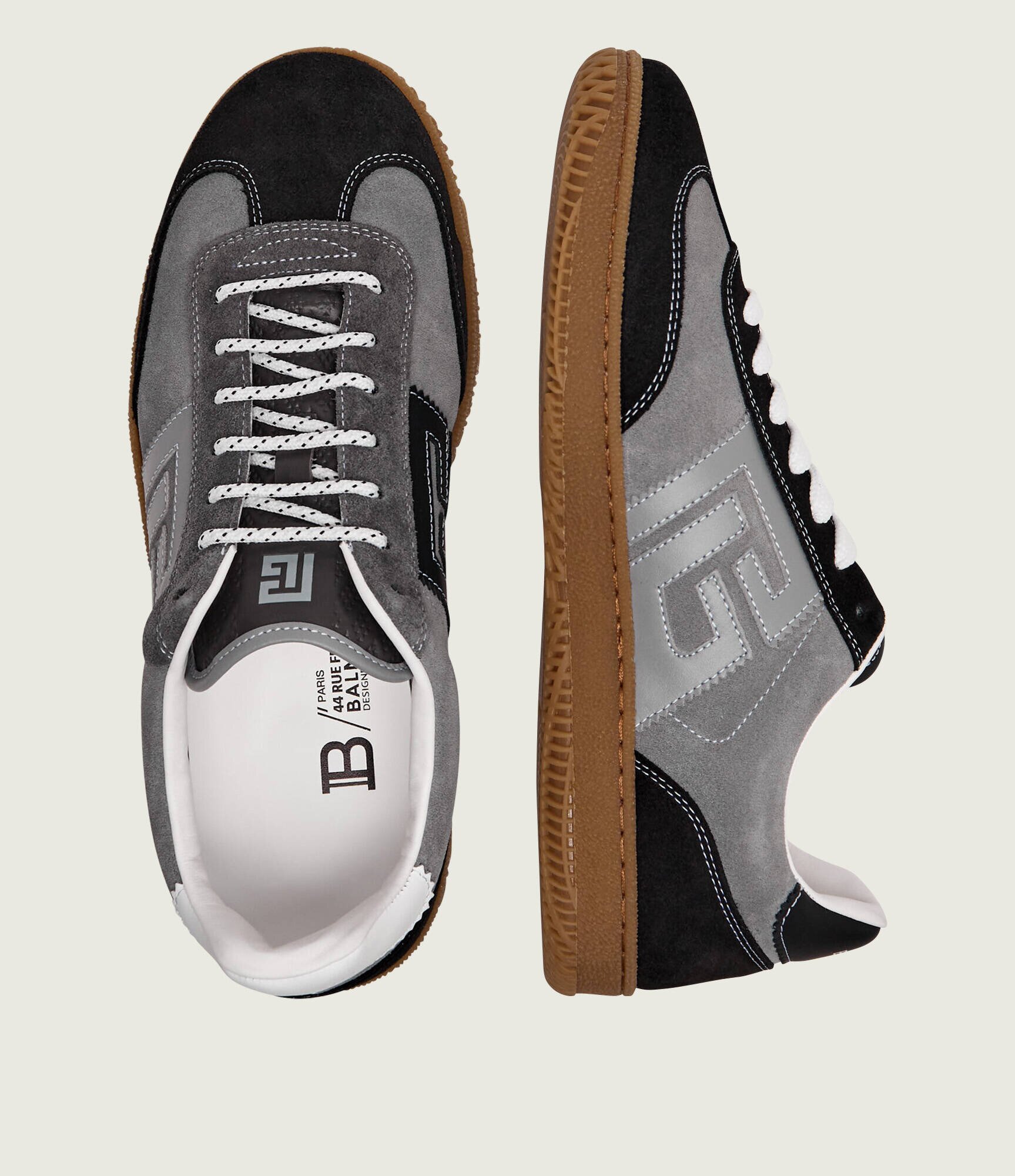 Balmain Sneakers SWAN | piele întoarsă
