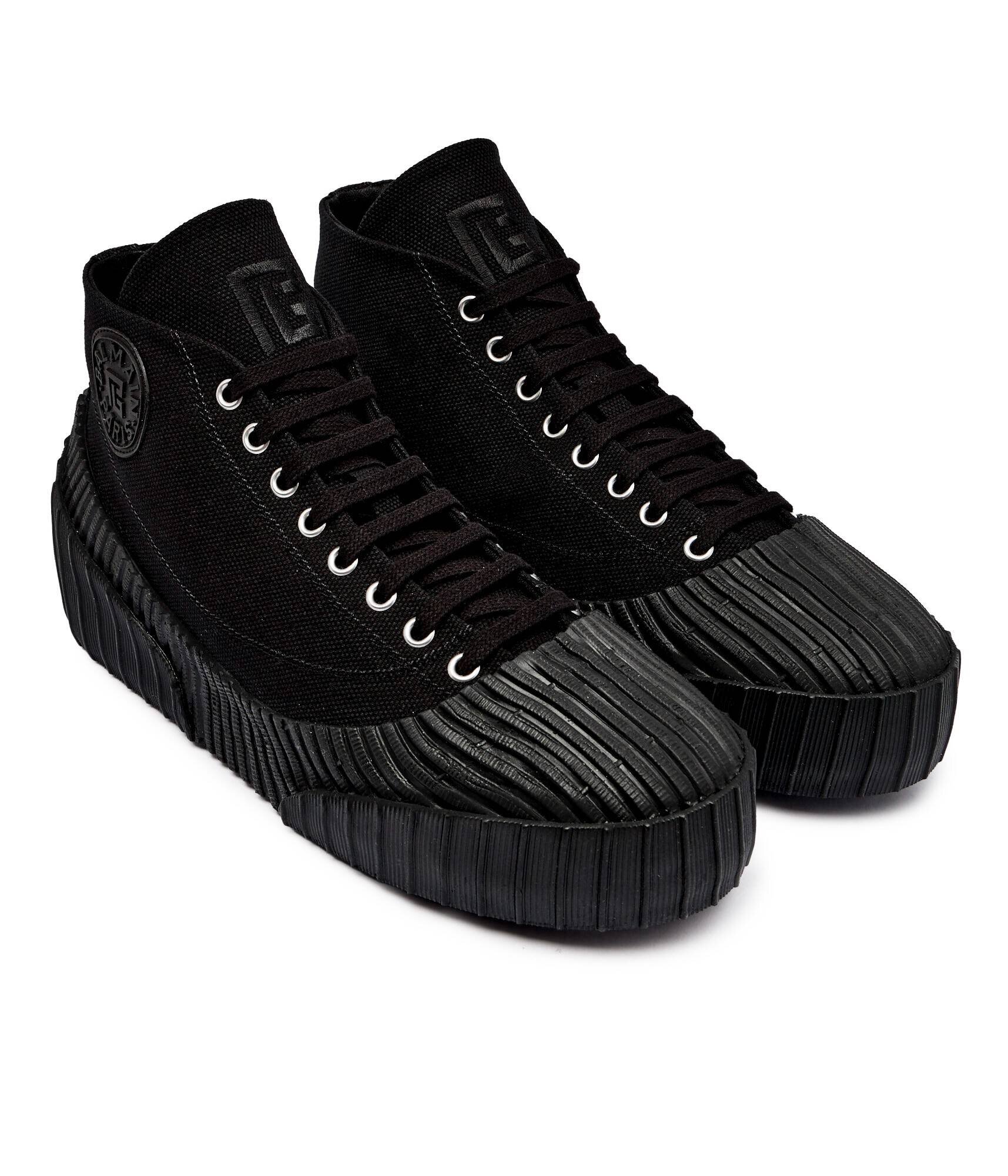 Balmain Teniși cu adaos de piele