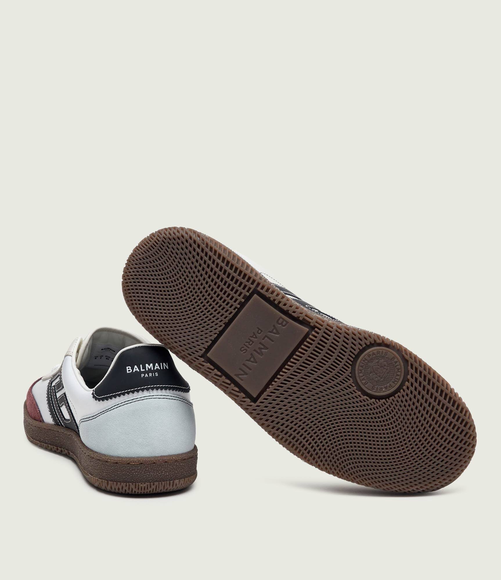 Balmain Teniși din piele | piele întoarsă