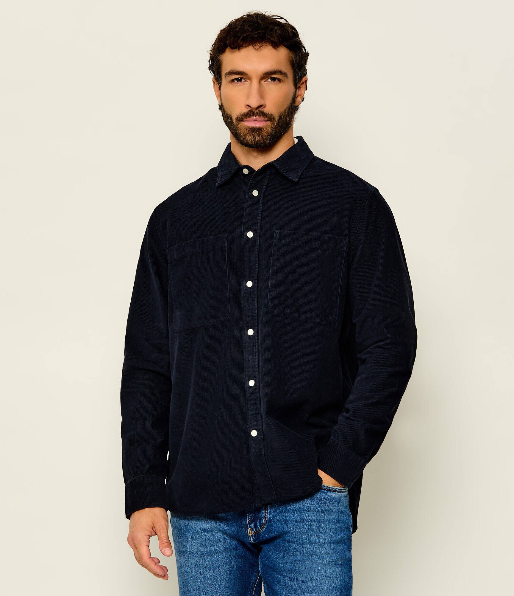Barbour Cămașă Cord Authentic | Relaxed fit | catifea reiată