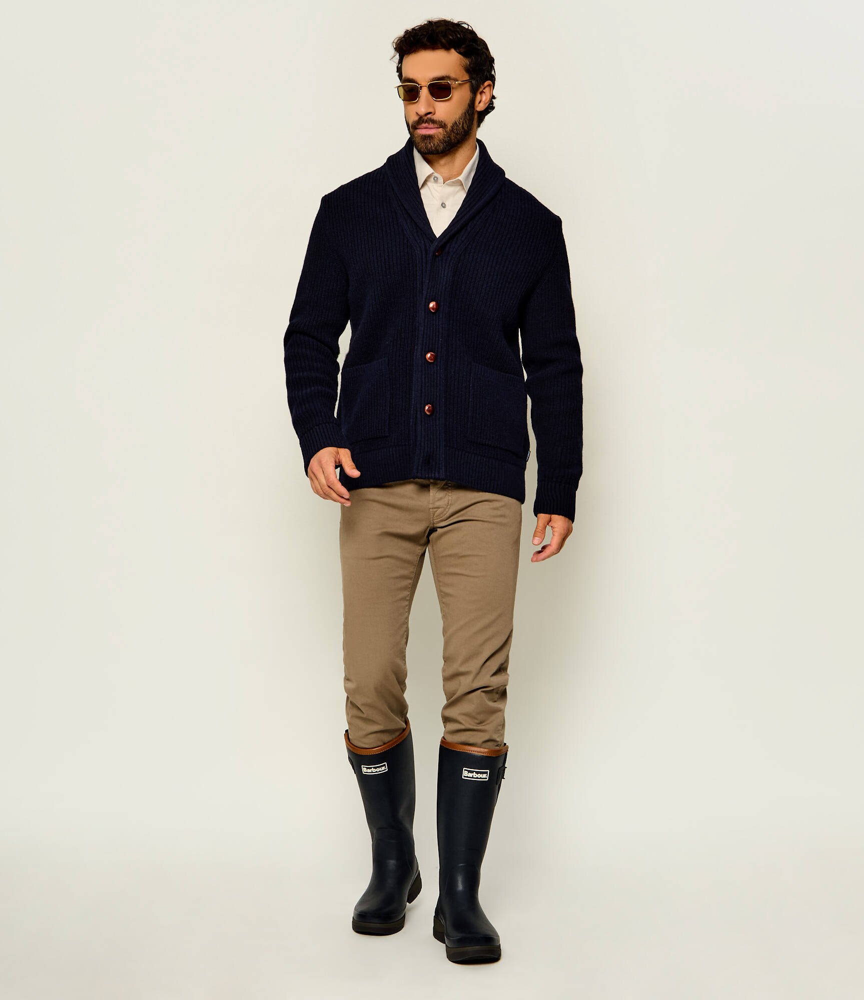 Barbour De lână cardigan Hartland | Relaxed fit