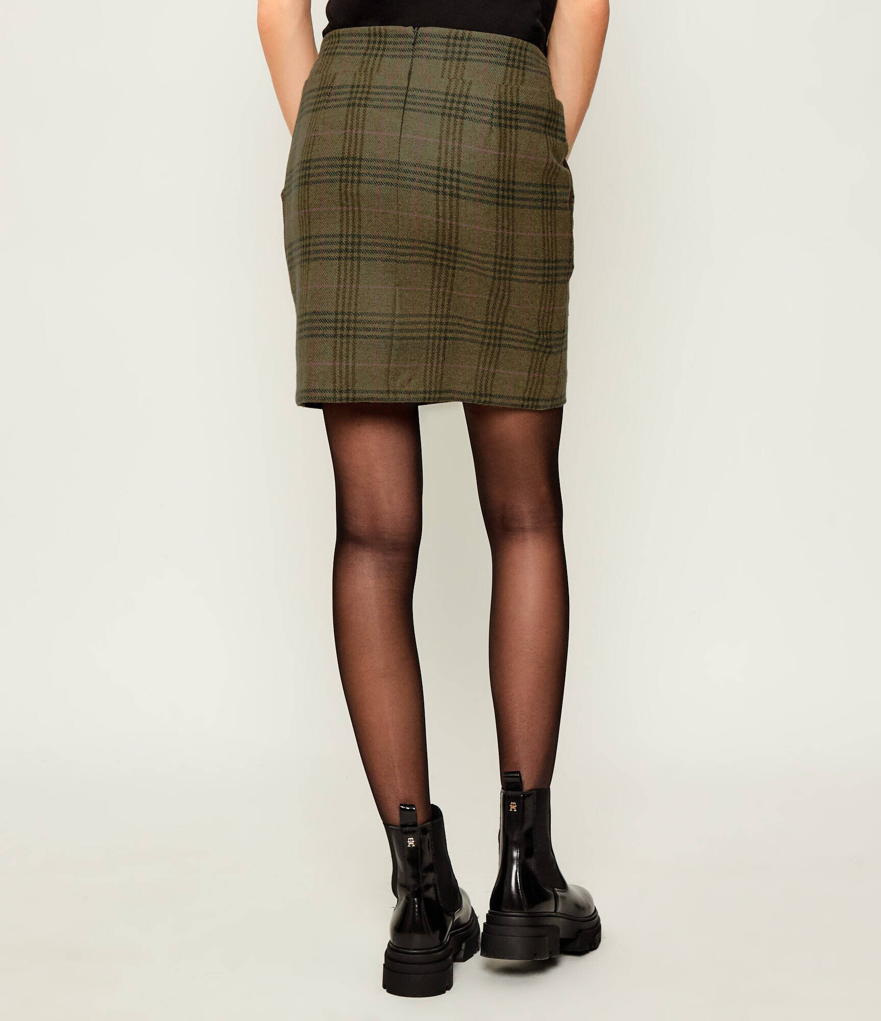 Barbour De lână fustă Bamburgh Tartan