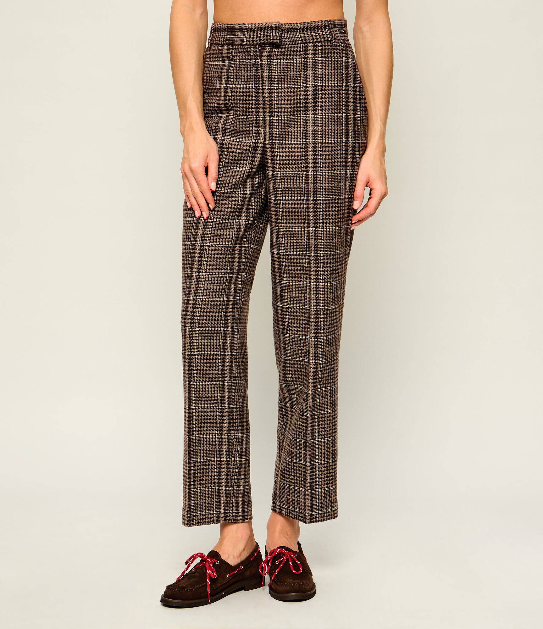 Barbour De lână pantaloni Amryn | Straight fit
