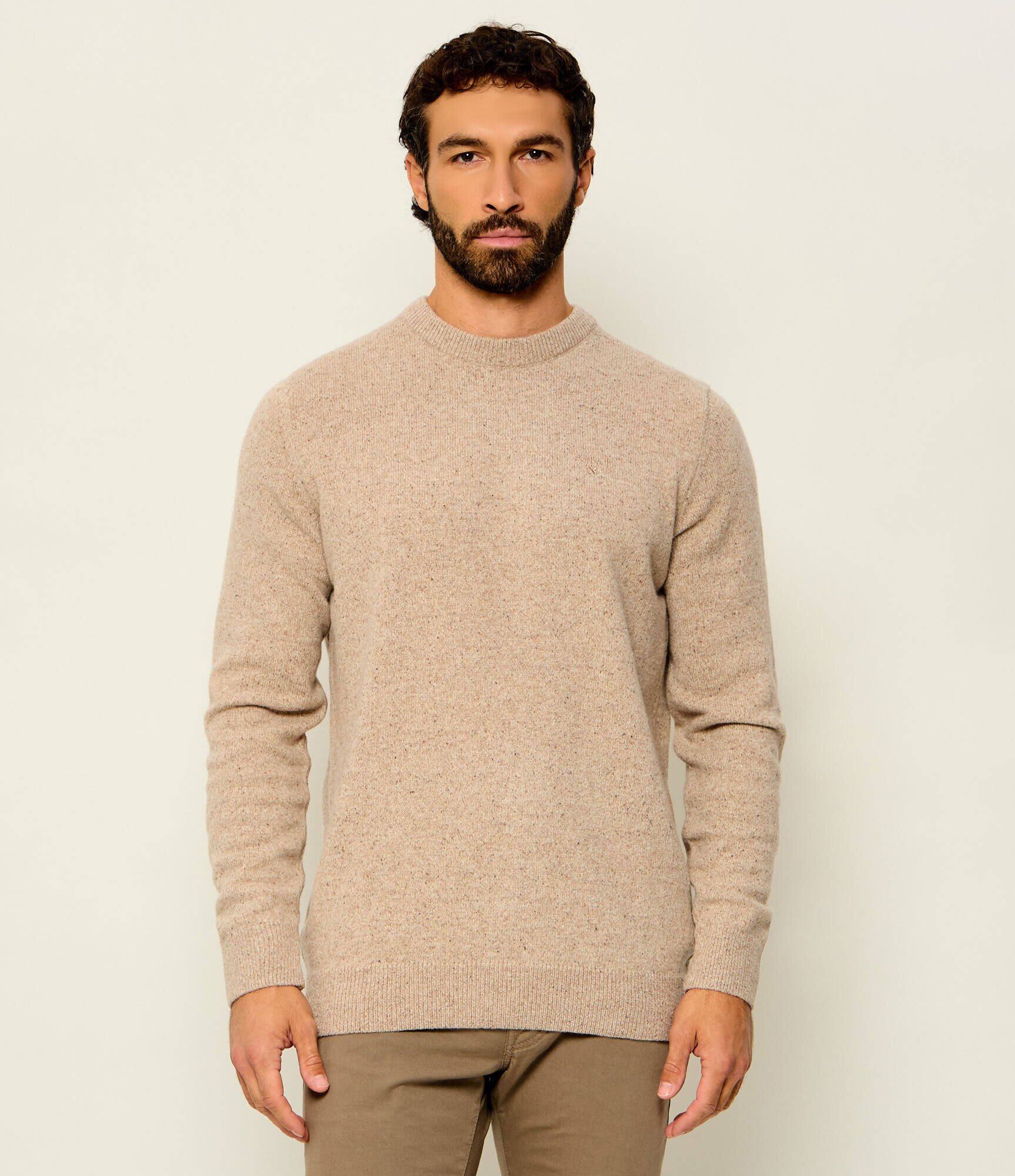 Barbour De lână pulover Tisbury | regular fit cu adaos de mătase