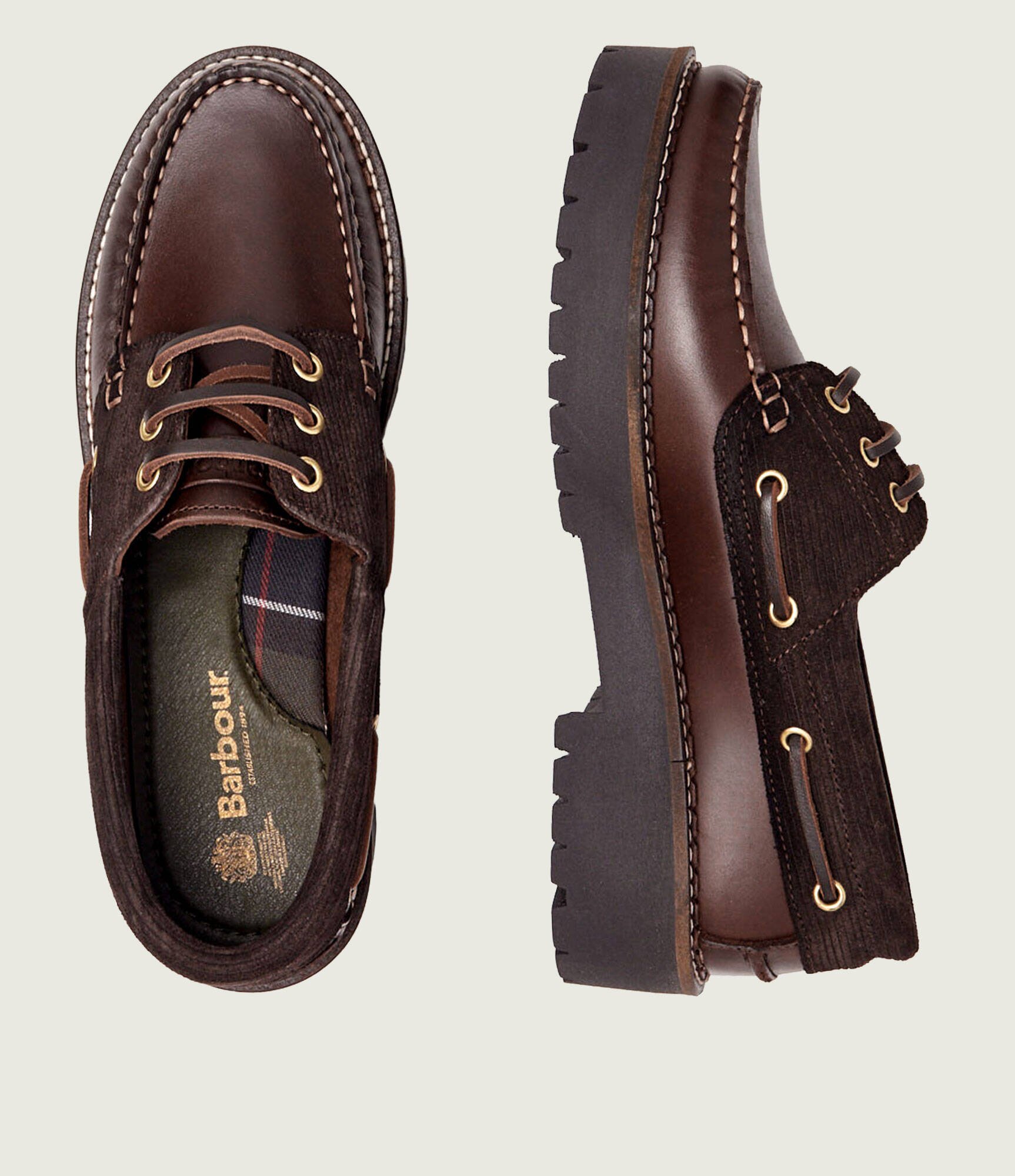 Barbour De piele pantofi loafer Darras