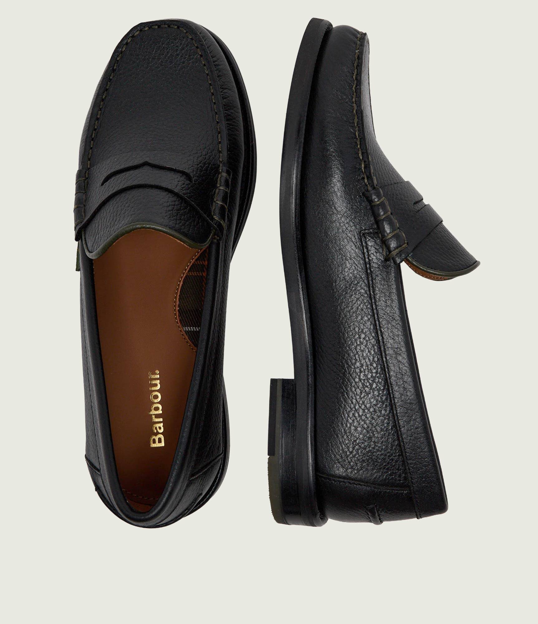 Barbour De piele pantofi loafer Linford