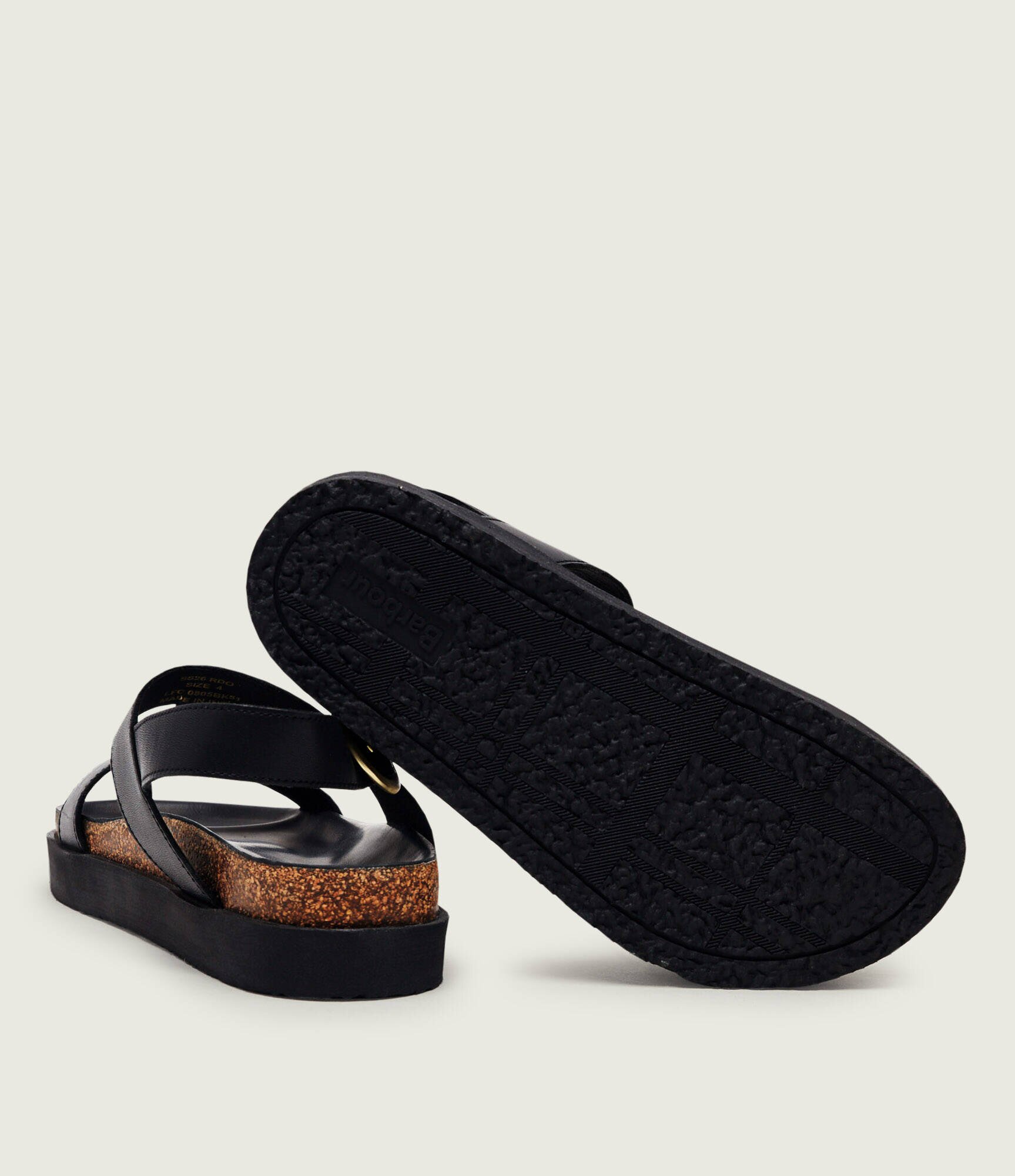 Barbour De piele sandale Gwen