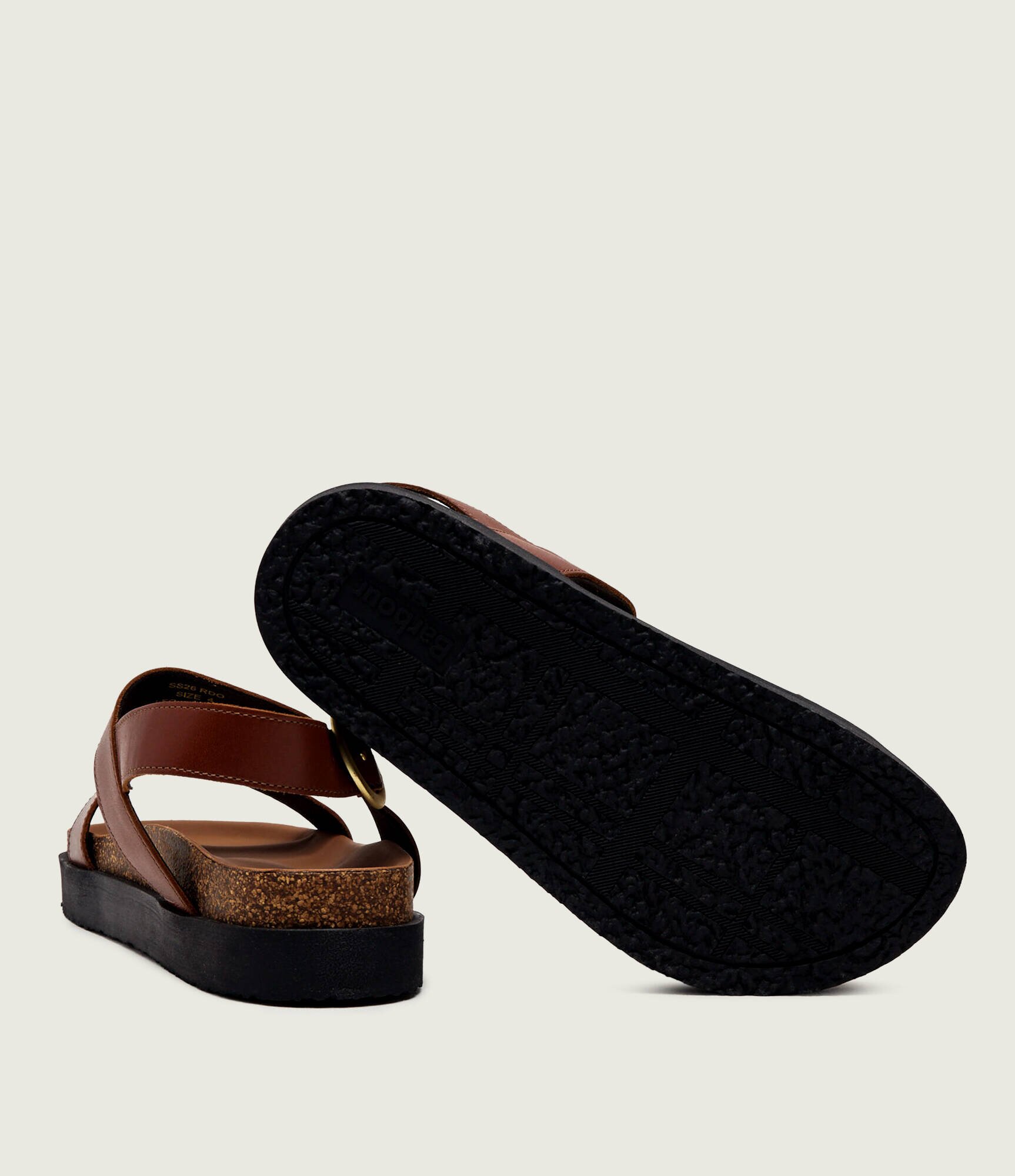 Barbour De piele sandale Gwen
